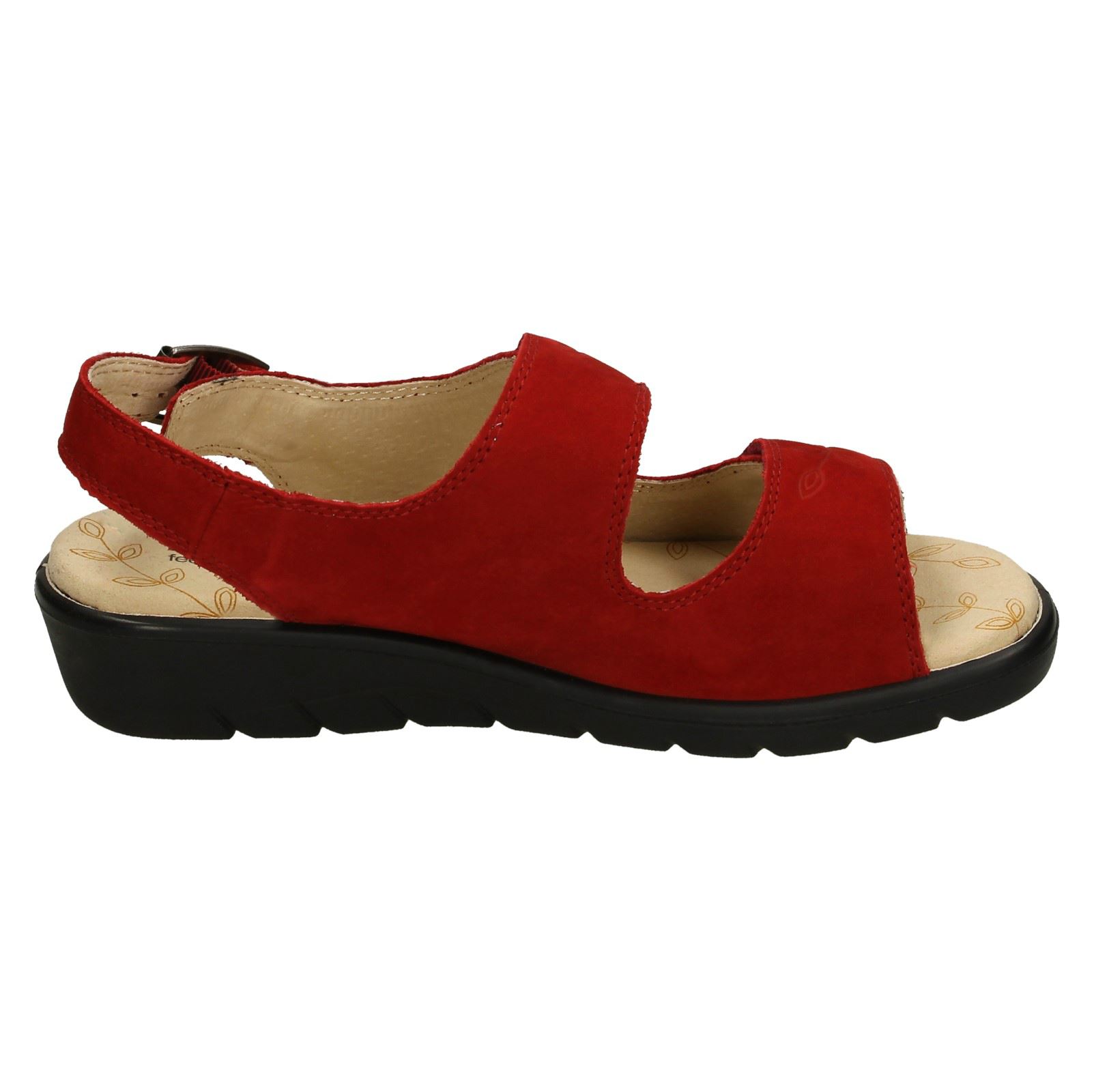 Ladies Padders Wide Fitting Sandals Nutmeg | eBay