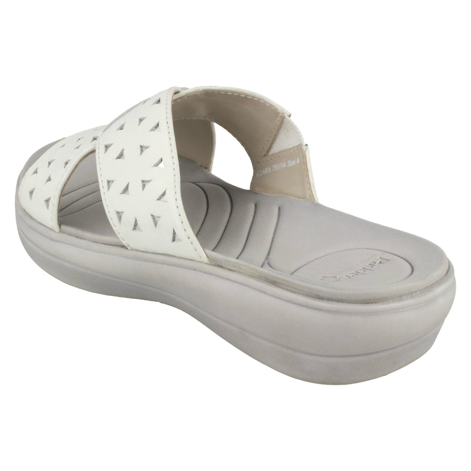 Ladies Padders Wide Fitting Sandals 'Clara' - Picture 12 of 19