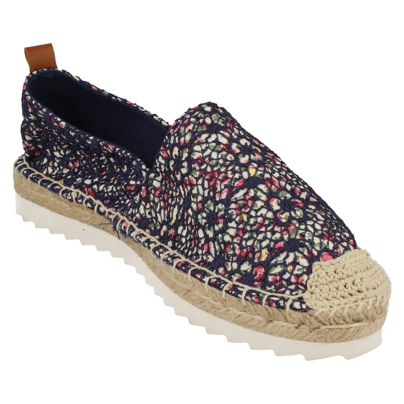 Ladies Savannah Casual Summer 'Canvas Pumps' - Picture 17 of 19