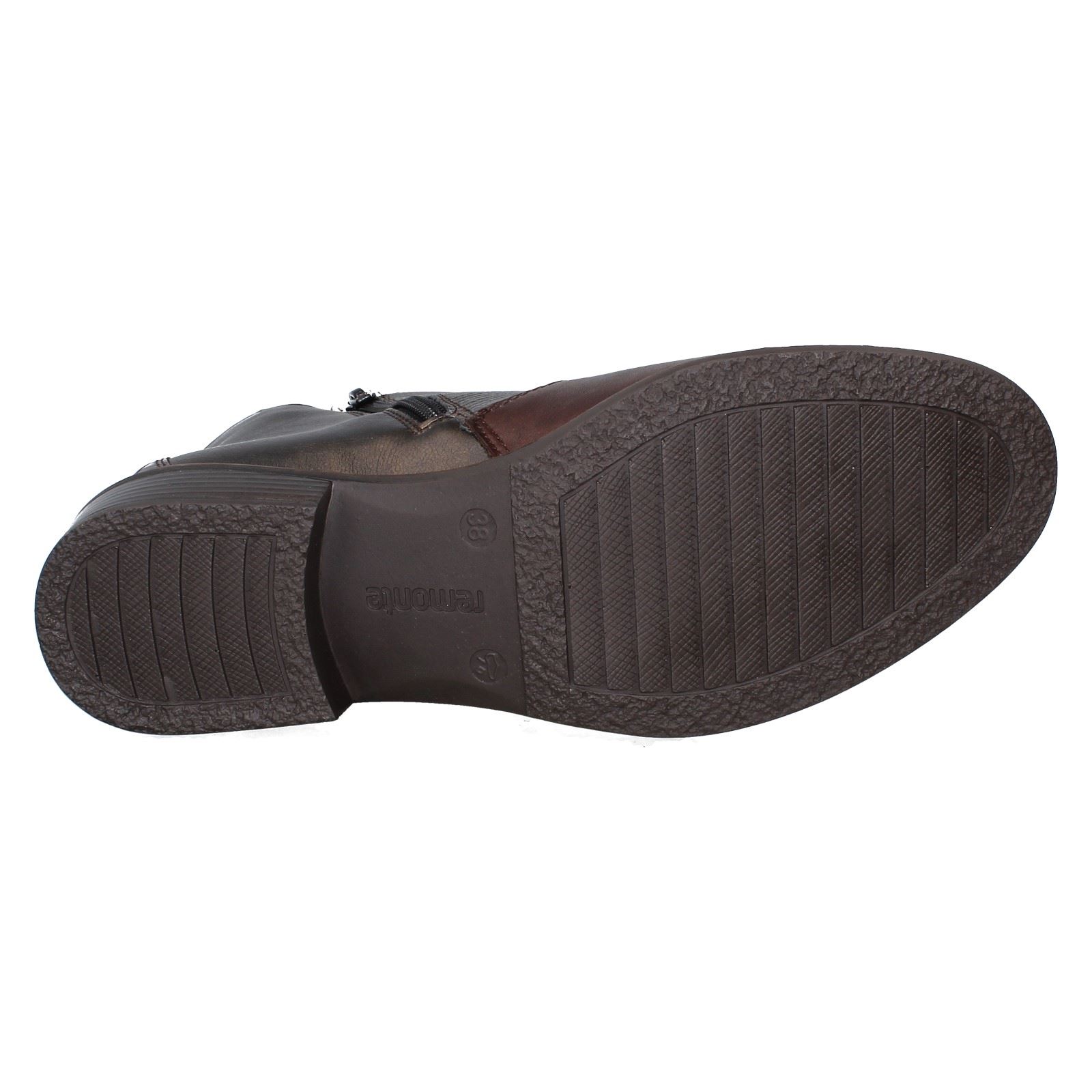 Stivali Chelsea Donna Remonte Tacco Basso Elasticizzati Casual D0F70 - Foto 8 di 10