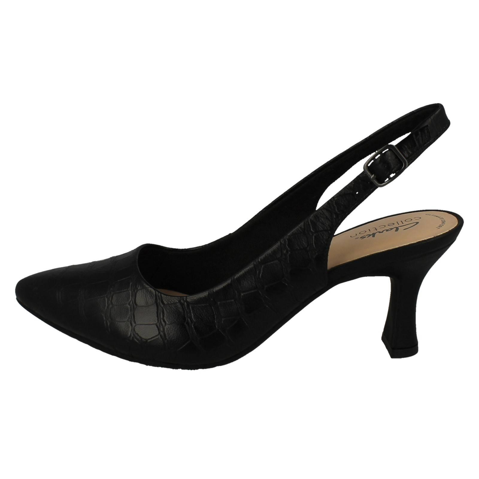 Femmes Clarks Habillé Cuir Bout Pointu Boucle Bride Arrière Kataleyna Step - Bild 3 von 19