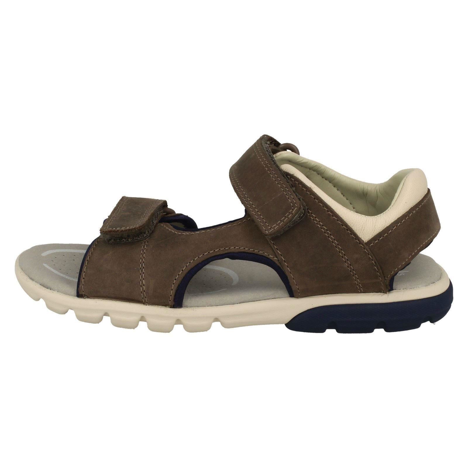 casual de Wave para Brown Rocco Clarks niños Sandalias con cordones TqPFwnqRd