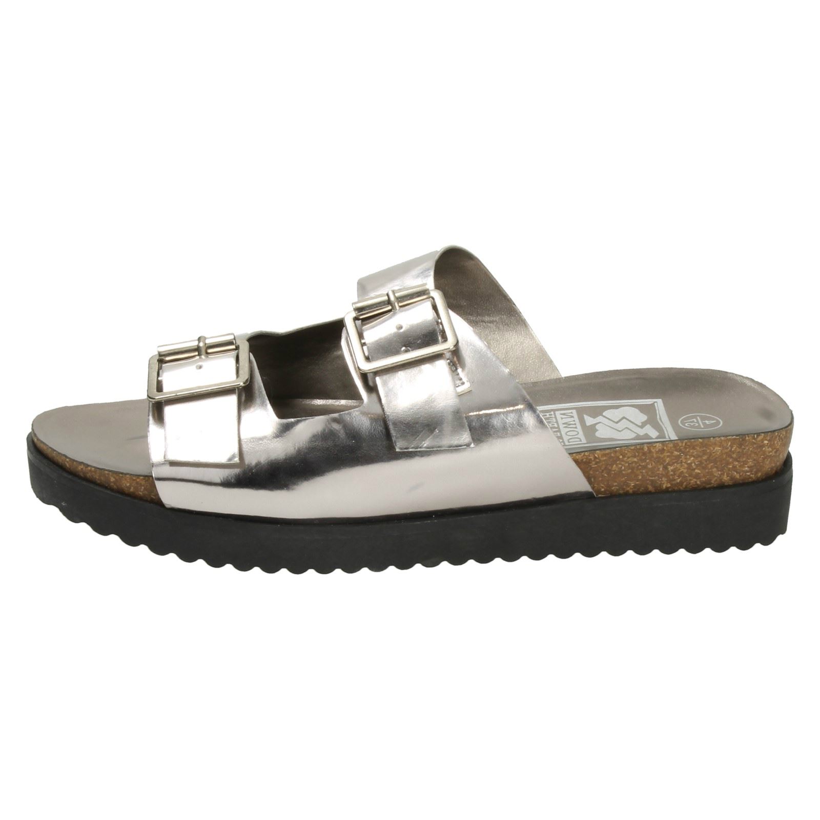 Ladies Down To Earth Flat Casual 'Sandals' - Picture 12 of 19
