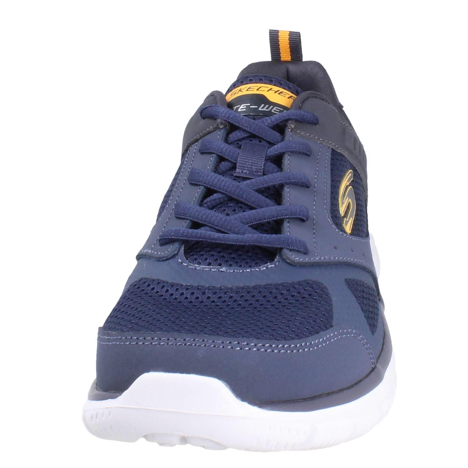 Herren Skechers Leichtgewicht Shock Absorbierende Schnürschuhe *Syntac 232398* - Picture 9 of 10
