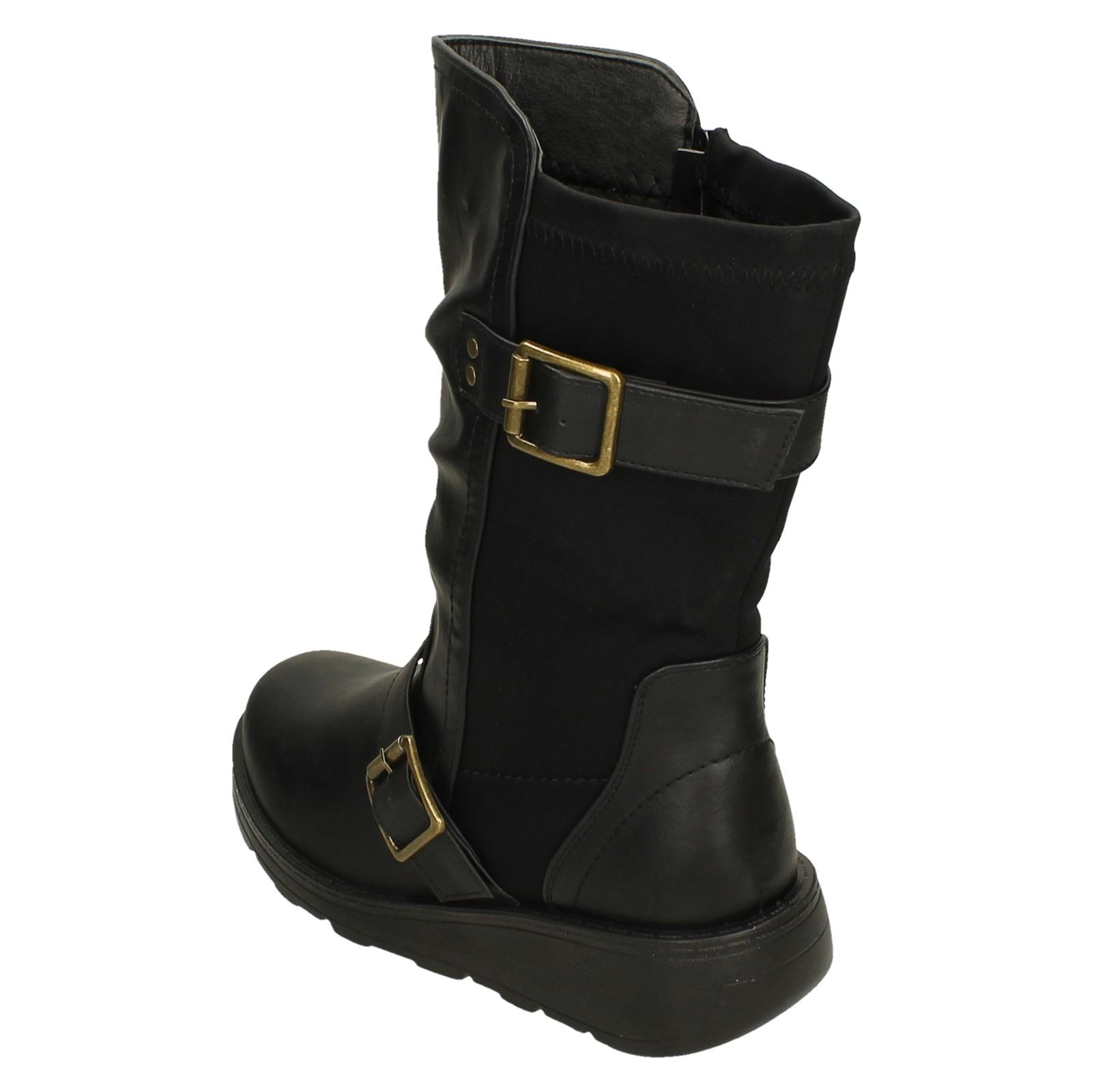 Bottes Mi-Mollet Femmes Spot On F4R452 - Picture 8 of 28