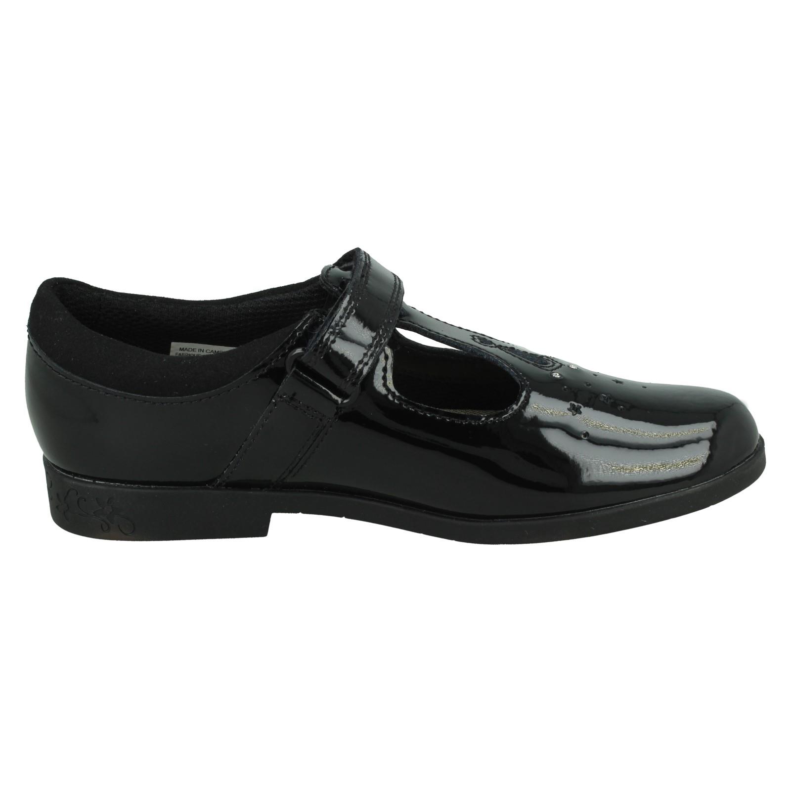 Zapatos escolares Clarks Key Detail T-Bar para niñas *Lock Shine* - Imagen 7 de 10