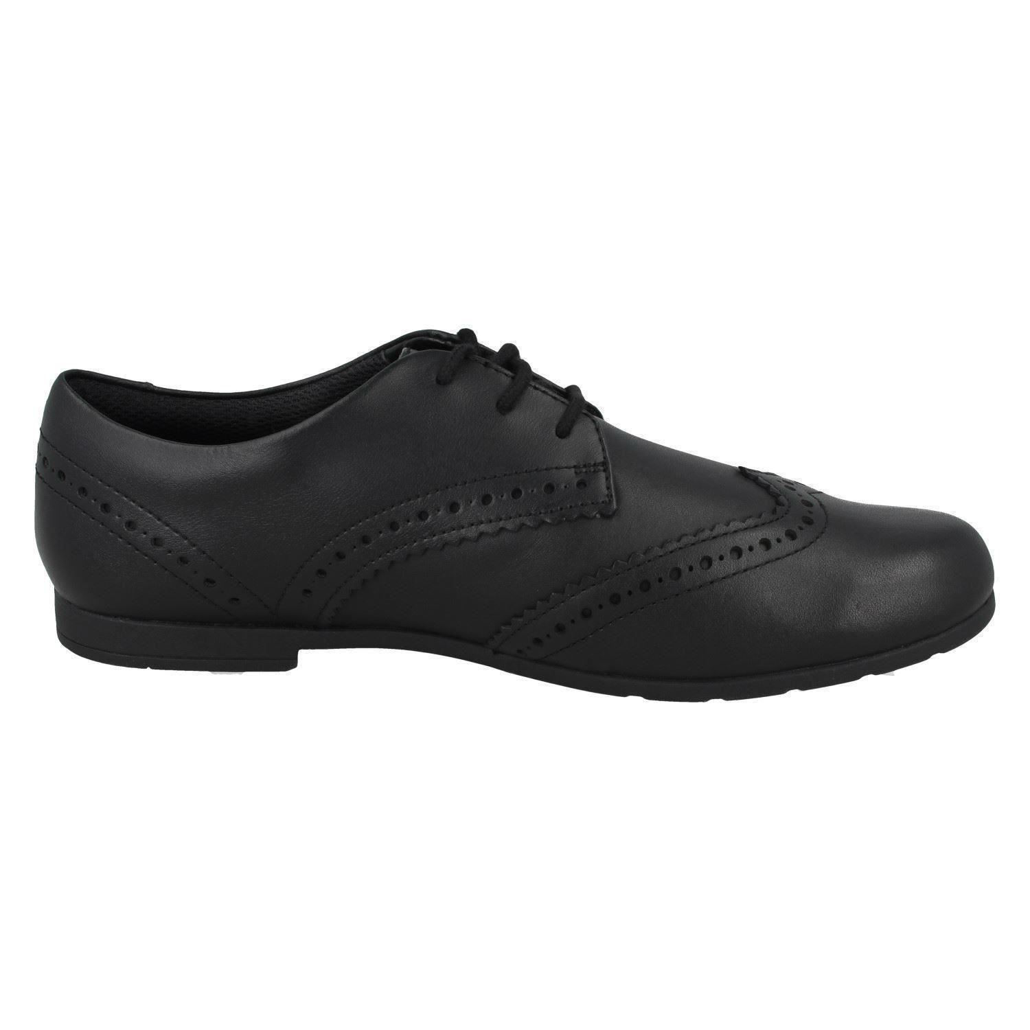 Girls Clarks Smart Lace Up Leather School Shoes Scala Lace - Picture 7 of 19