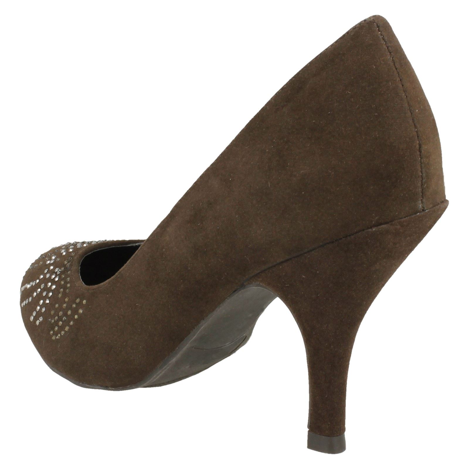 Zapatos de corte para dama Anne Michelle con patrón de diamante - Imagen 16 de 36
