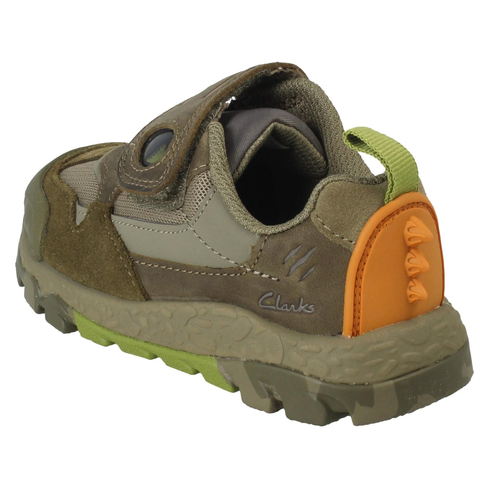 Boys Clarks Dino Design Trainers Steggy2 See K - Picture 4 of 10