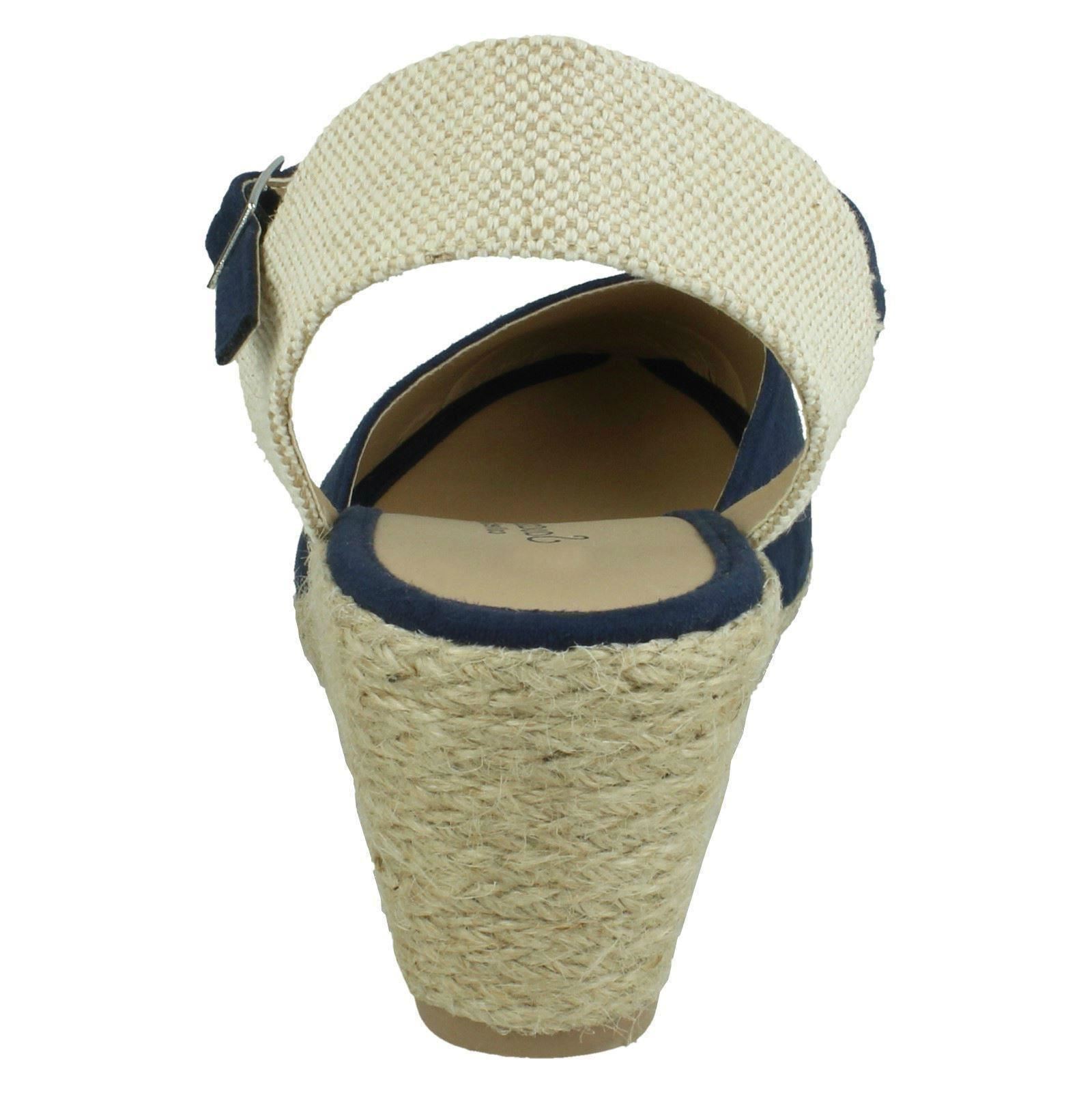 Ladies Savannah Wide Fitting Closed Toe Wedges - Picture 27 of 28