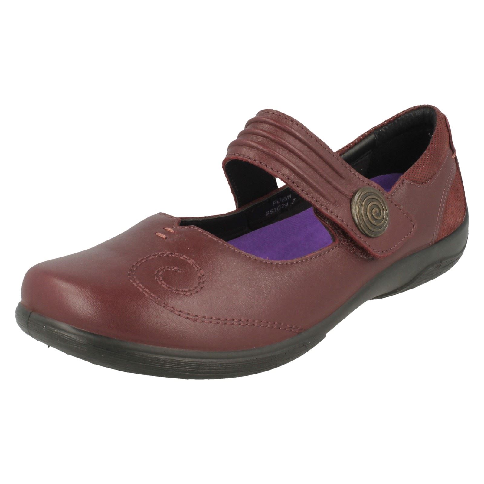 Ladies padders casual mary jane style shoes poem eBay