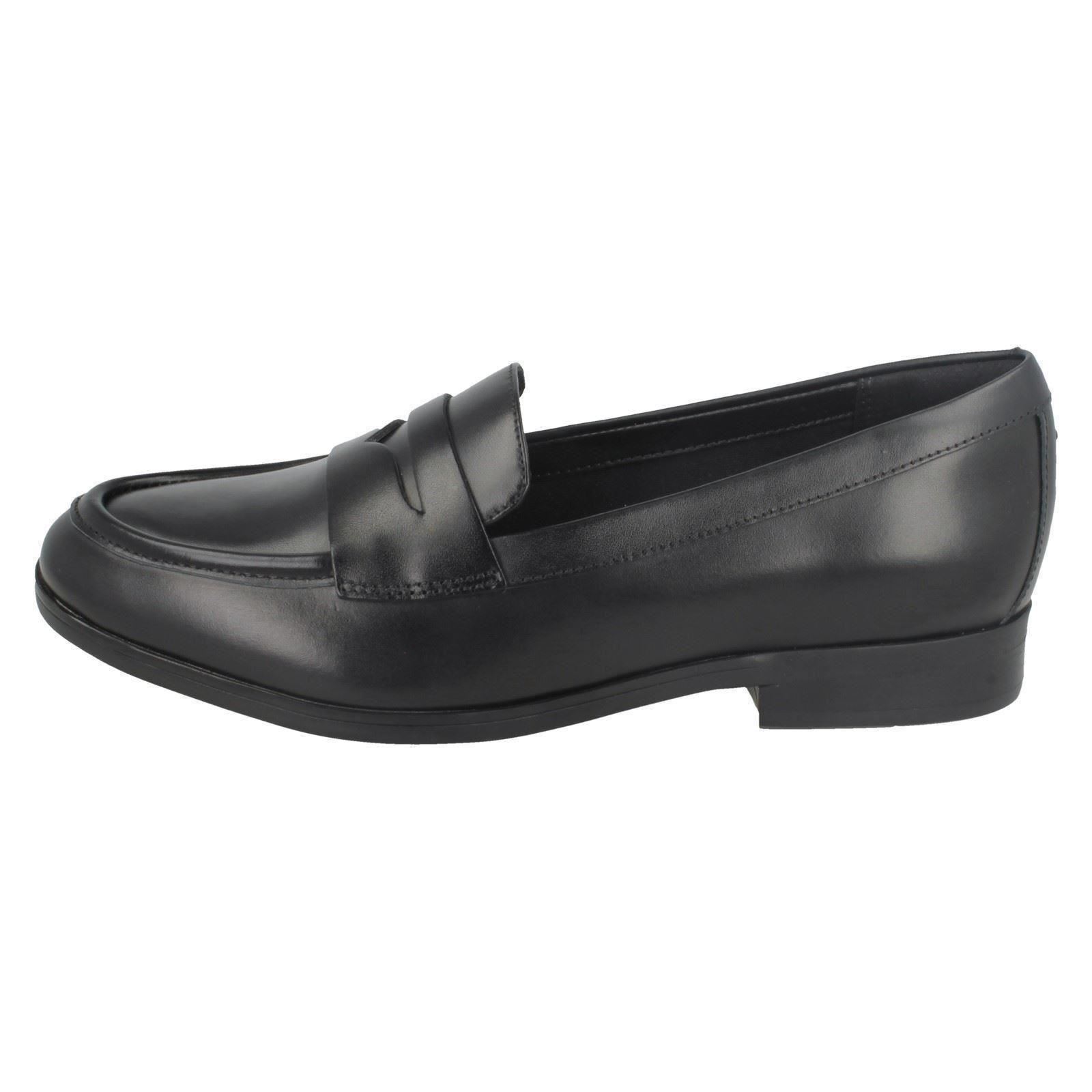Damas Clarks estilo Zoe' negro 'tilmont pisos holgazán AqHwS1A