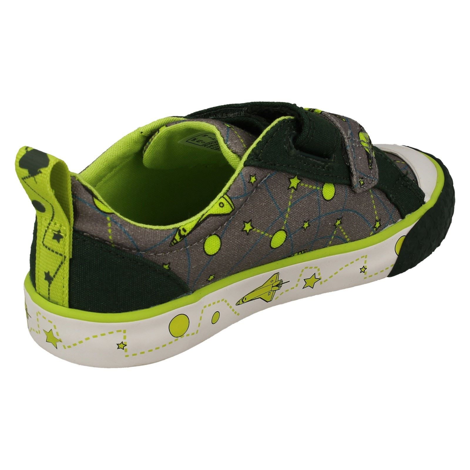 Kinder Clarks Muster detaillierte Canvas Schuhe *Foxing Lo* - Bild 22 von 37