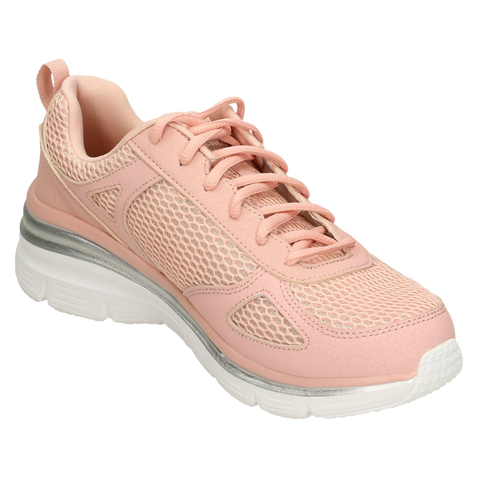 Ladies Skechers Perfect Mate Trainers With Memory Foam eBay