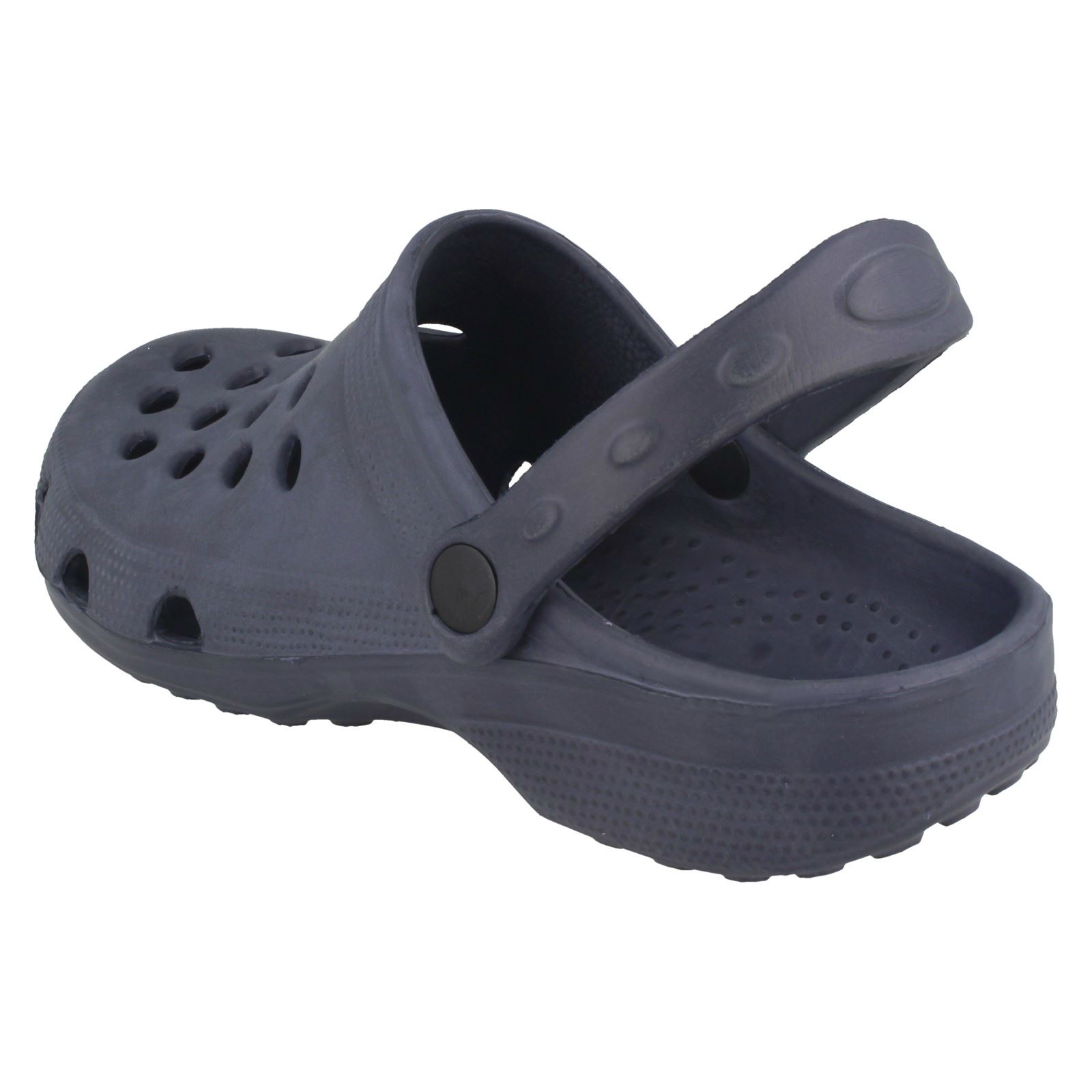 Childrens Unisex Spot On Clogs With Ankle Strap - Picture 16 of 28