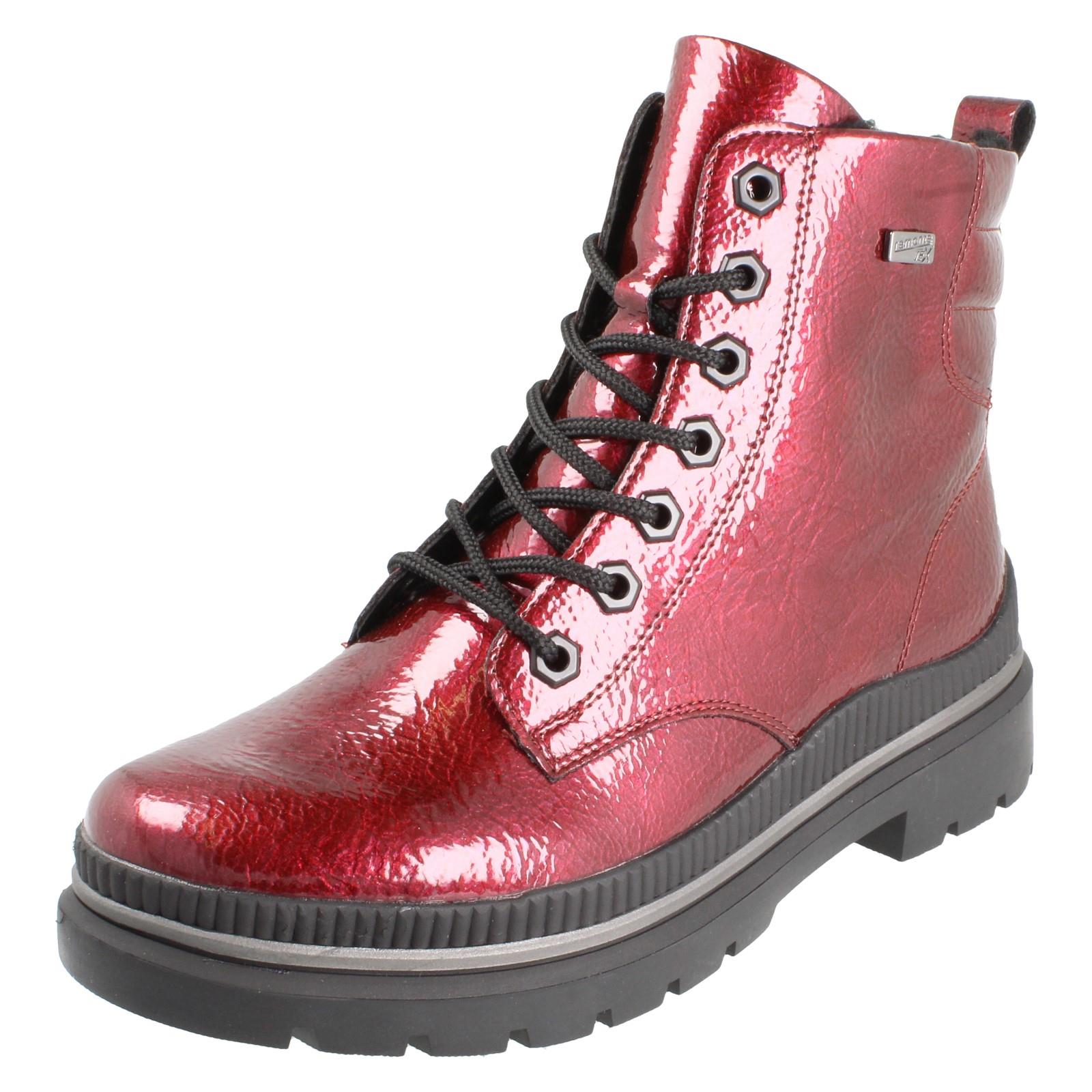 Stivaletti donna Remonte idrorepellenti soletta rimovibile tacco a blocco D0C82 - Foto 2 di 10