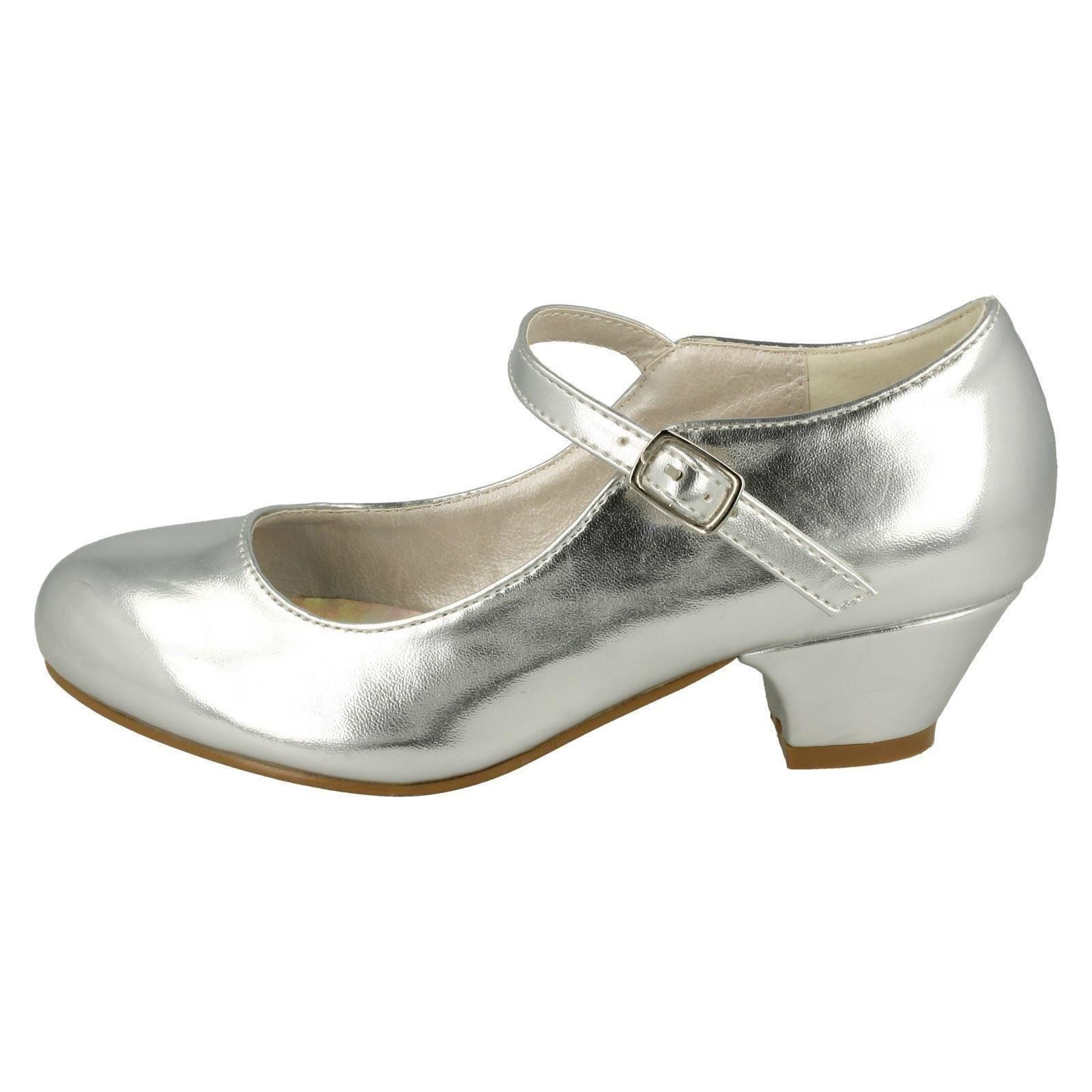 Girls Spot On Formal Mary Jane Style Party Shoes - Picture 12 of 28
