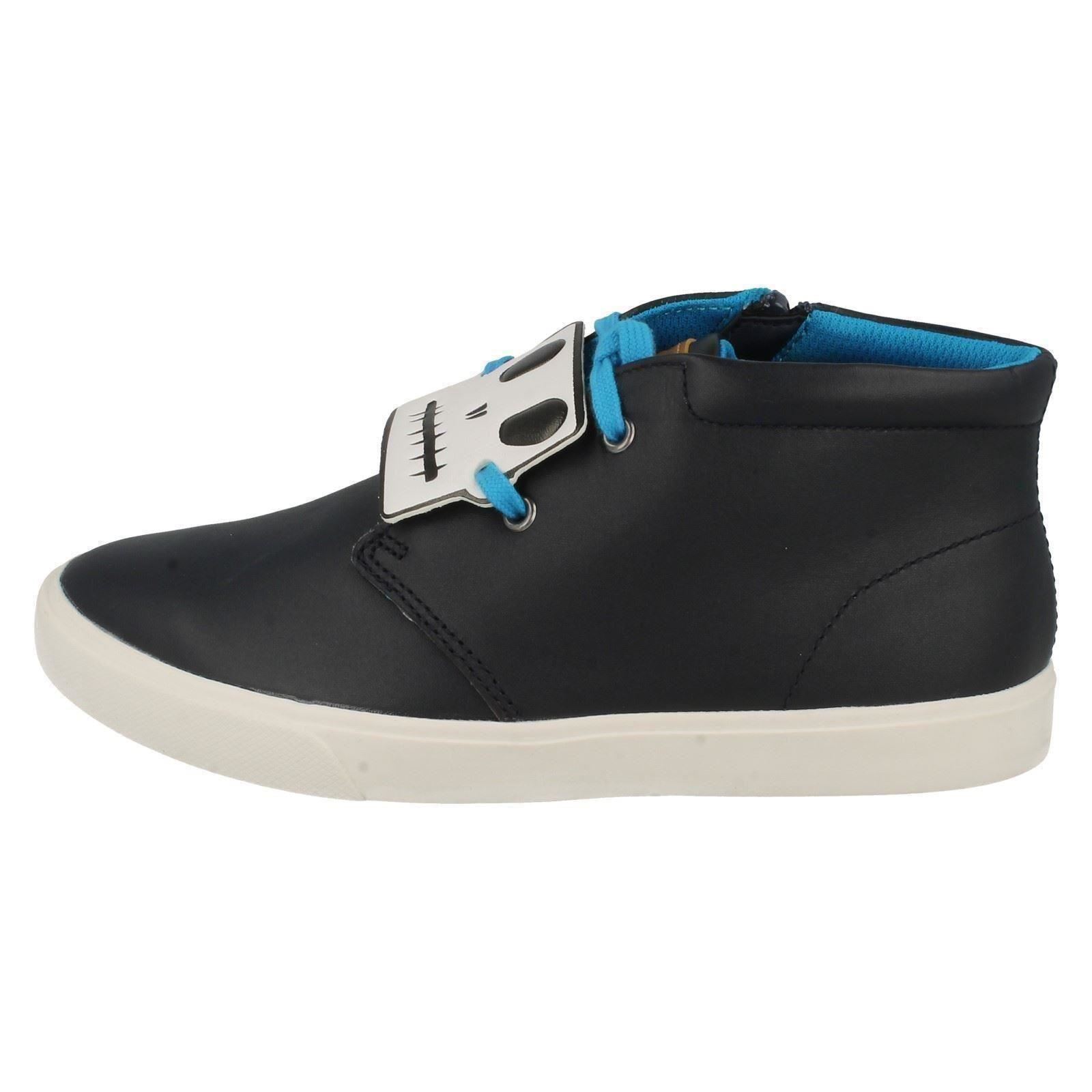 Botas casual Clarks tobillo de Trendy azul para Club Rise niños Navy RRO46wq