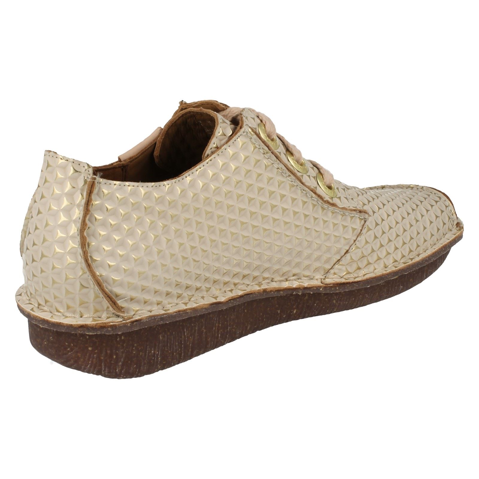 Scarpe Casual In Pelle Clarks Da Donna Lace Up Funny Dream - Picture 143 of 145