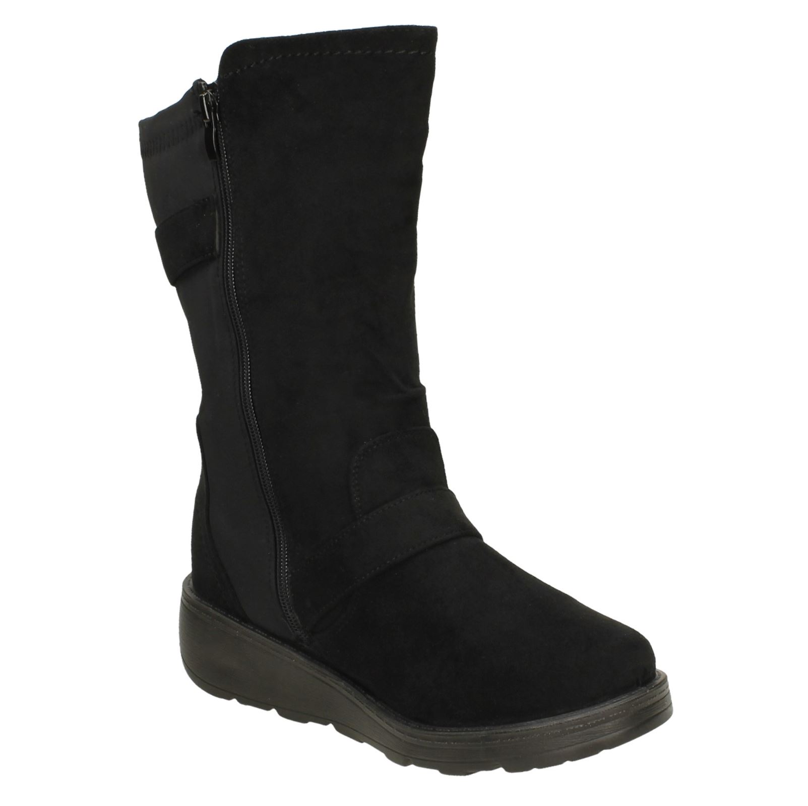 Bottes Mi-Mollet Femmes Spot On F4R452 - Picture 19 of 28