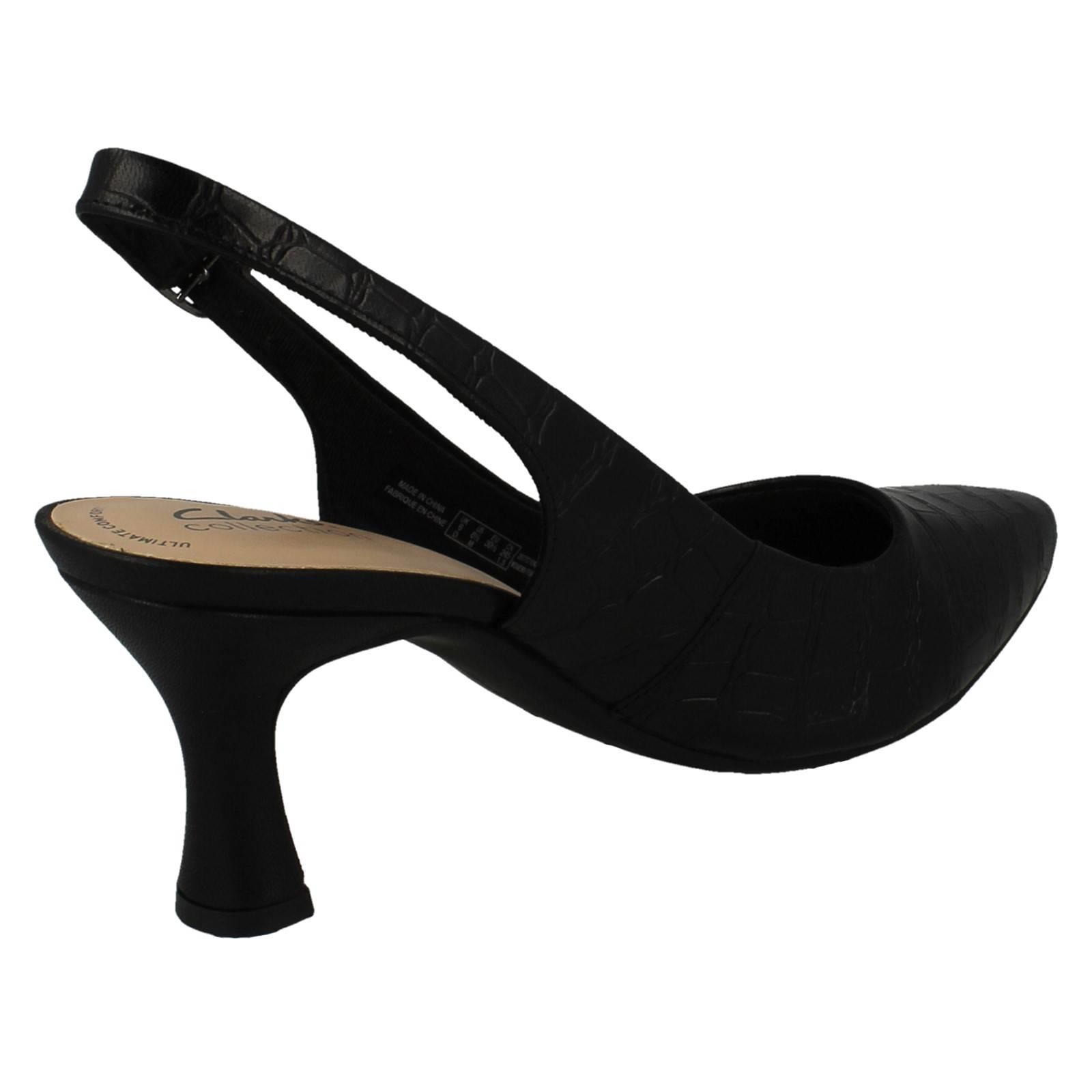 Femmes Clarks Habillé Cuir Bout Pointu Boucle Bride Arrière Kataleyna Step - Bild 6 von 19
