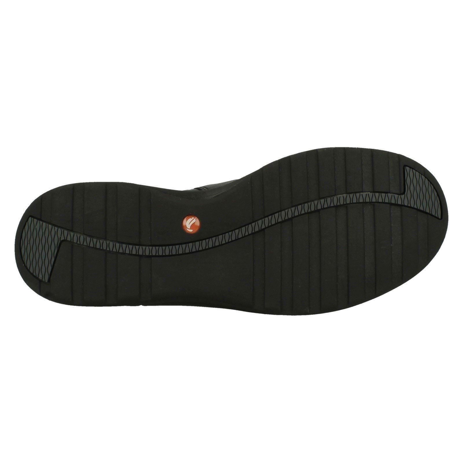 Ladies Clarks Casual Removable Insoles Zip Up Leather