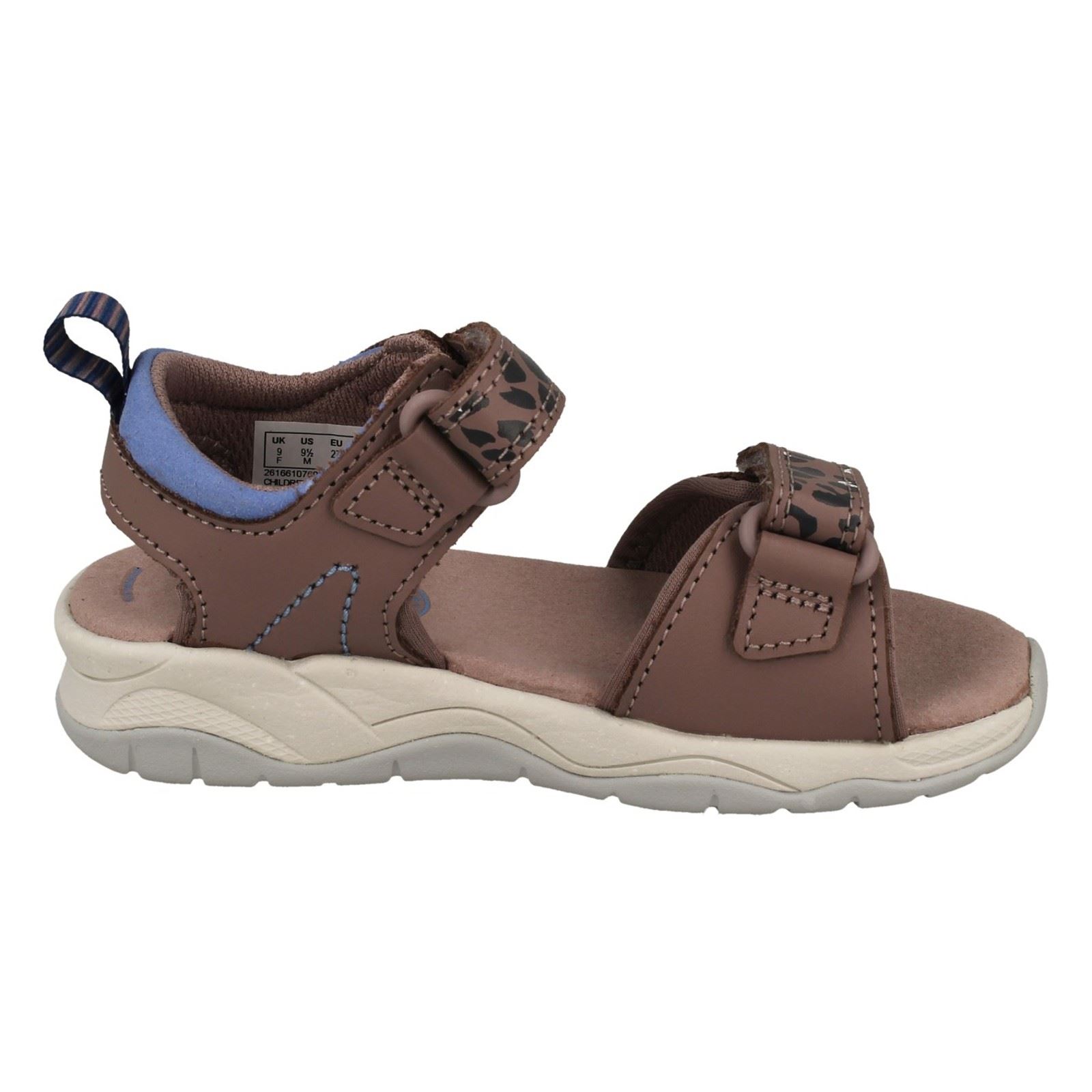 Girls PLAYPRINT Collection By Clarks Casual Paw Detailed Sandals Clowder Print - Imagen 7 de 19