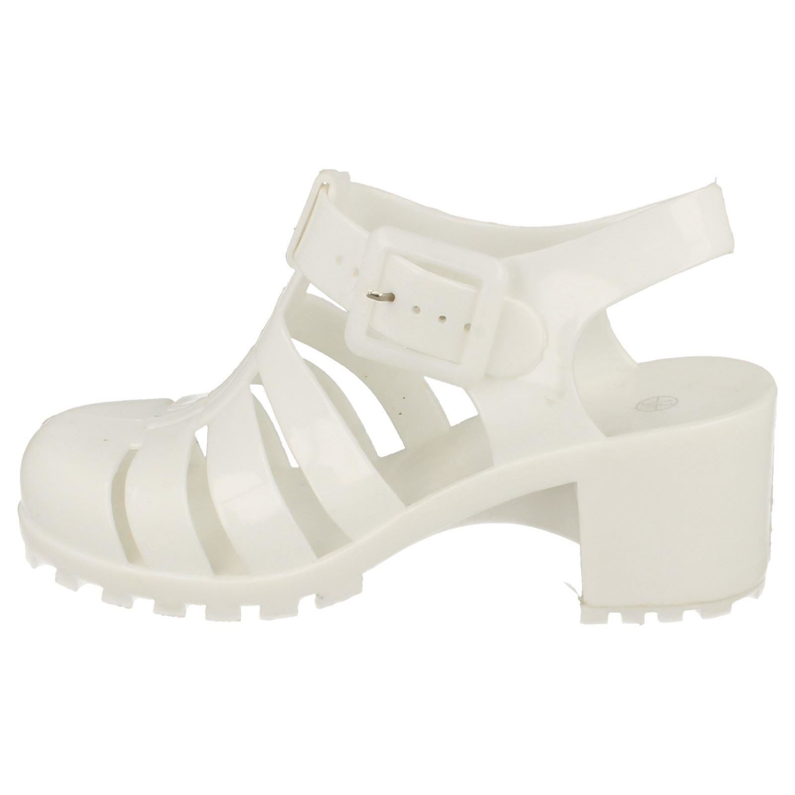 Girls Spot On Heeled "Jelly Shoes" - Picture 30 of 37