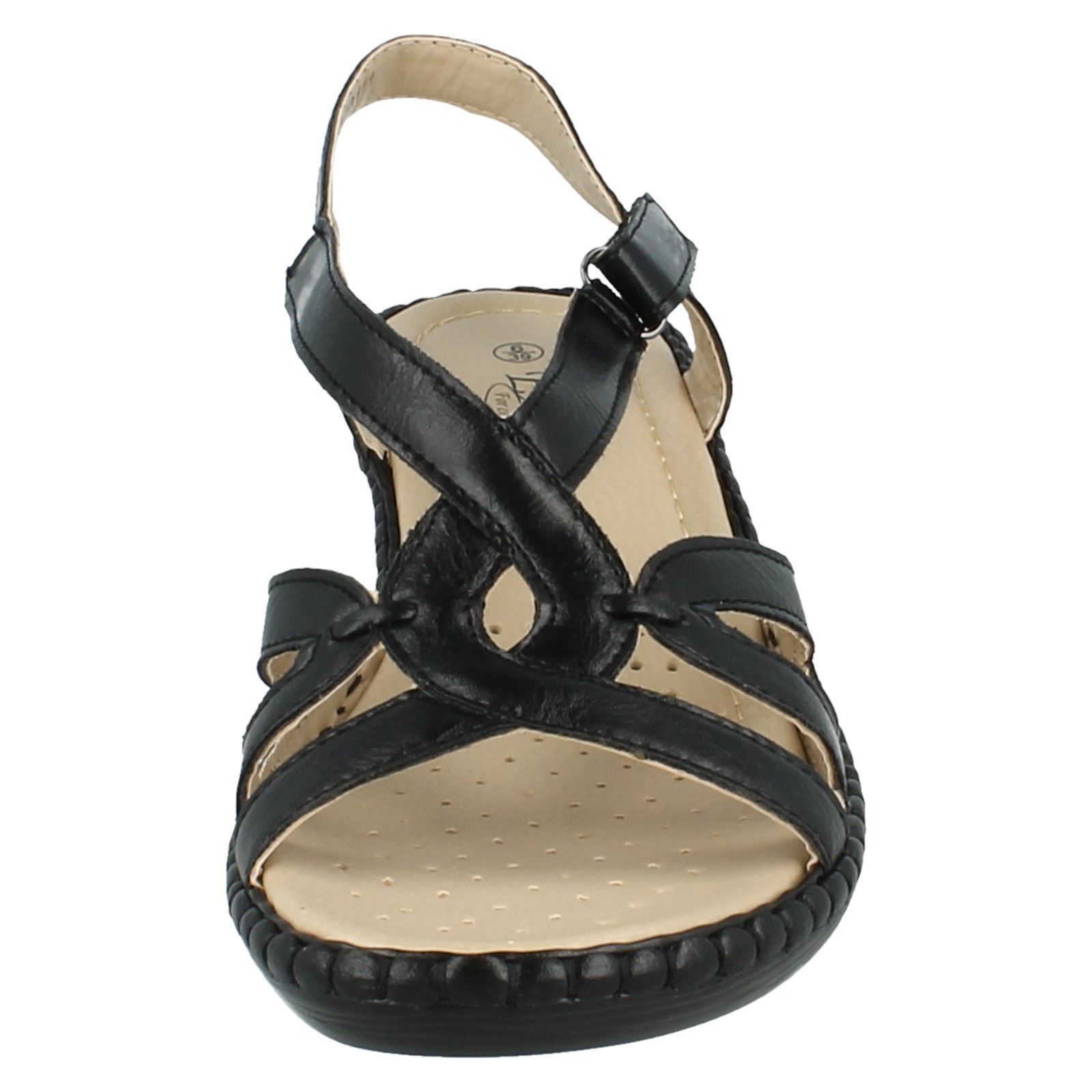 Ladies Eaze Comfort Low Wedge *Sandals* | eBay