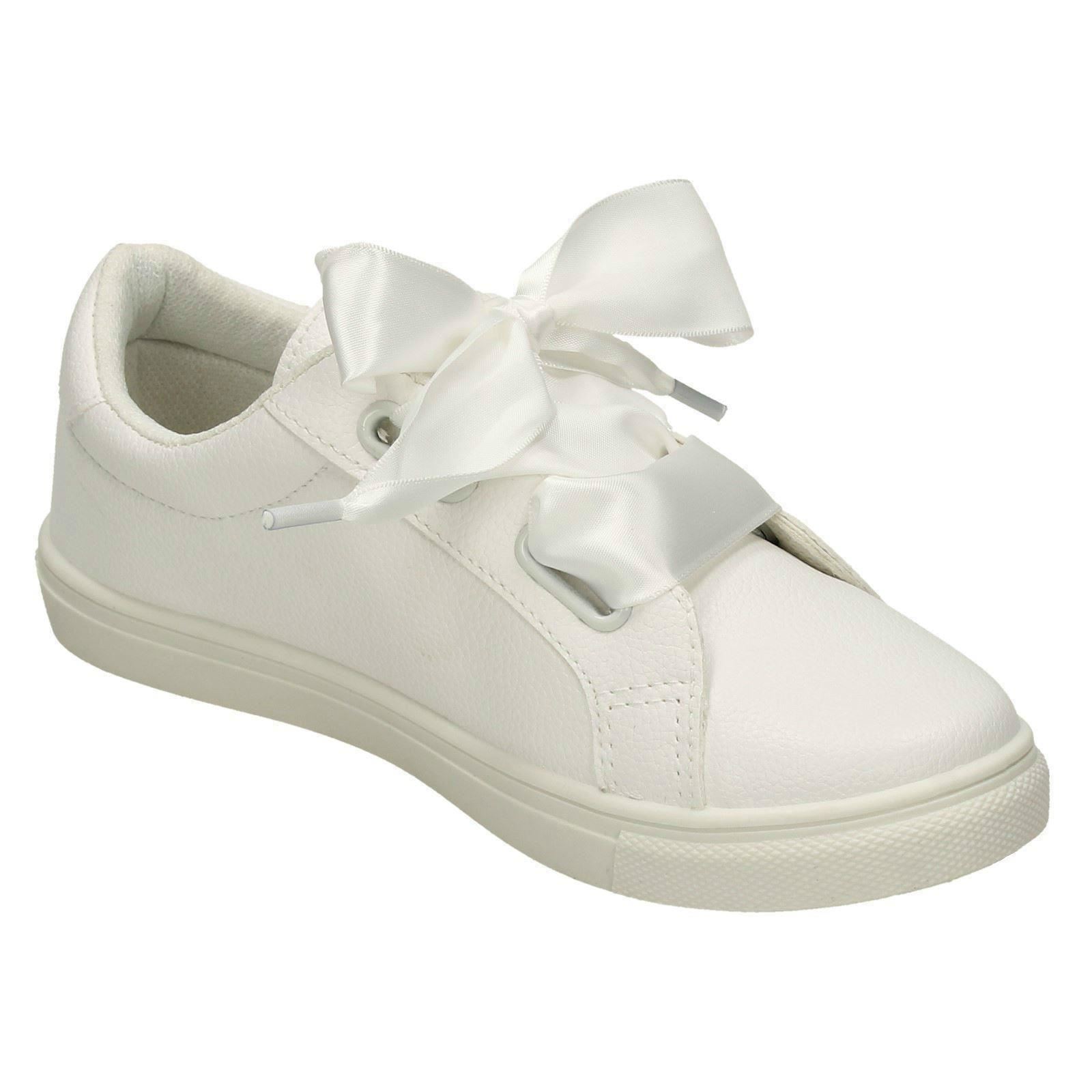 Girls Spot On Ribbon Lace 'Pumps' - Picture 25 of 28