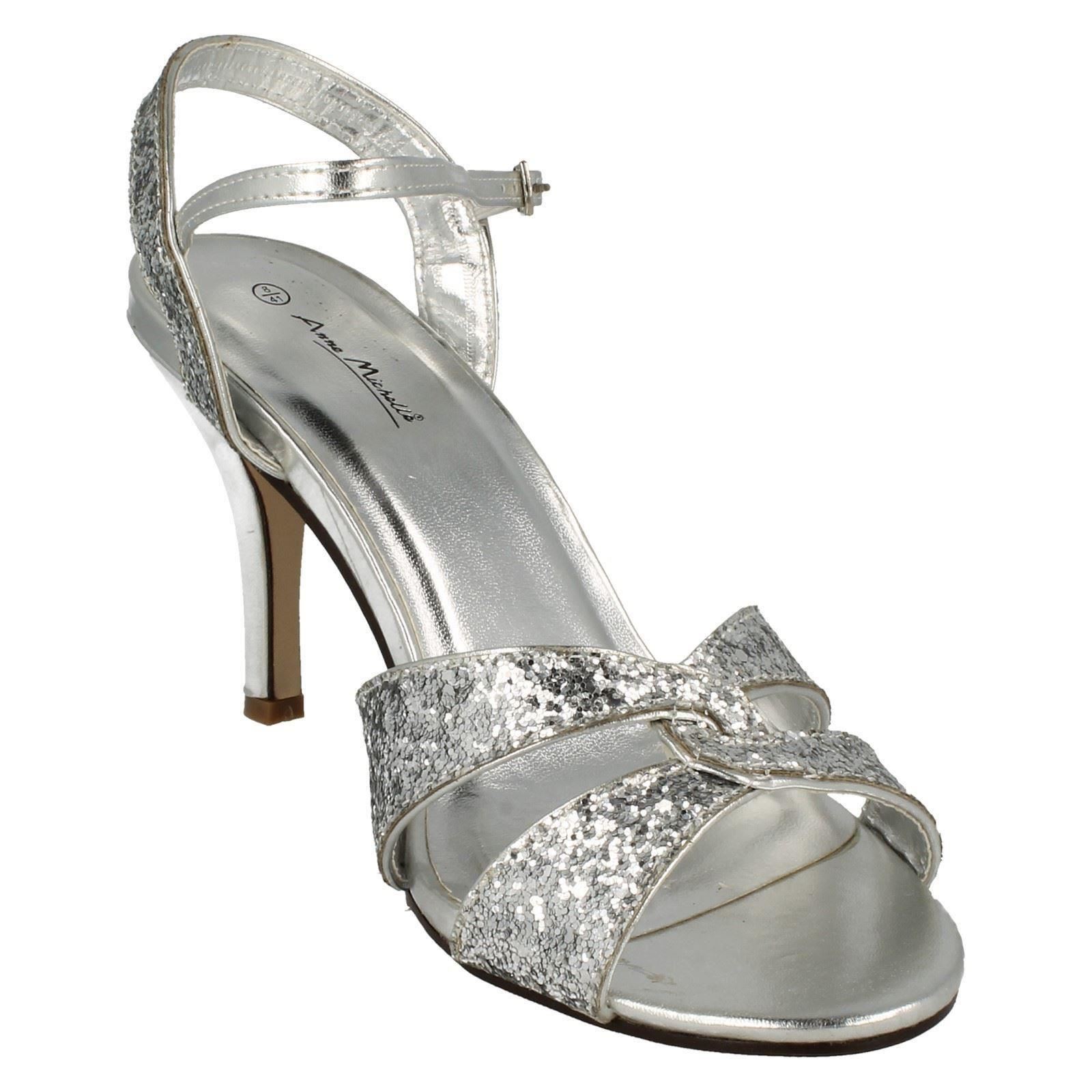 Sandalias de tacón cruzado Anne Michelle para dama - Imagen 12 de 37