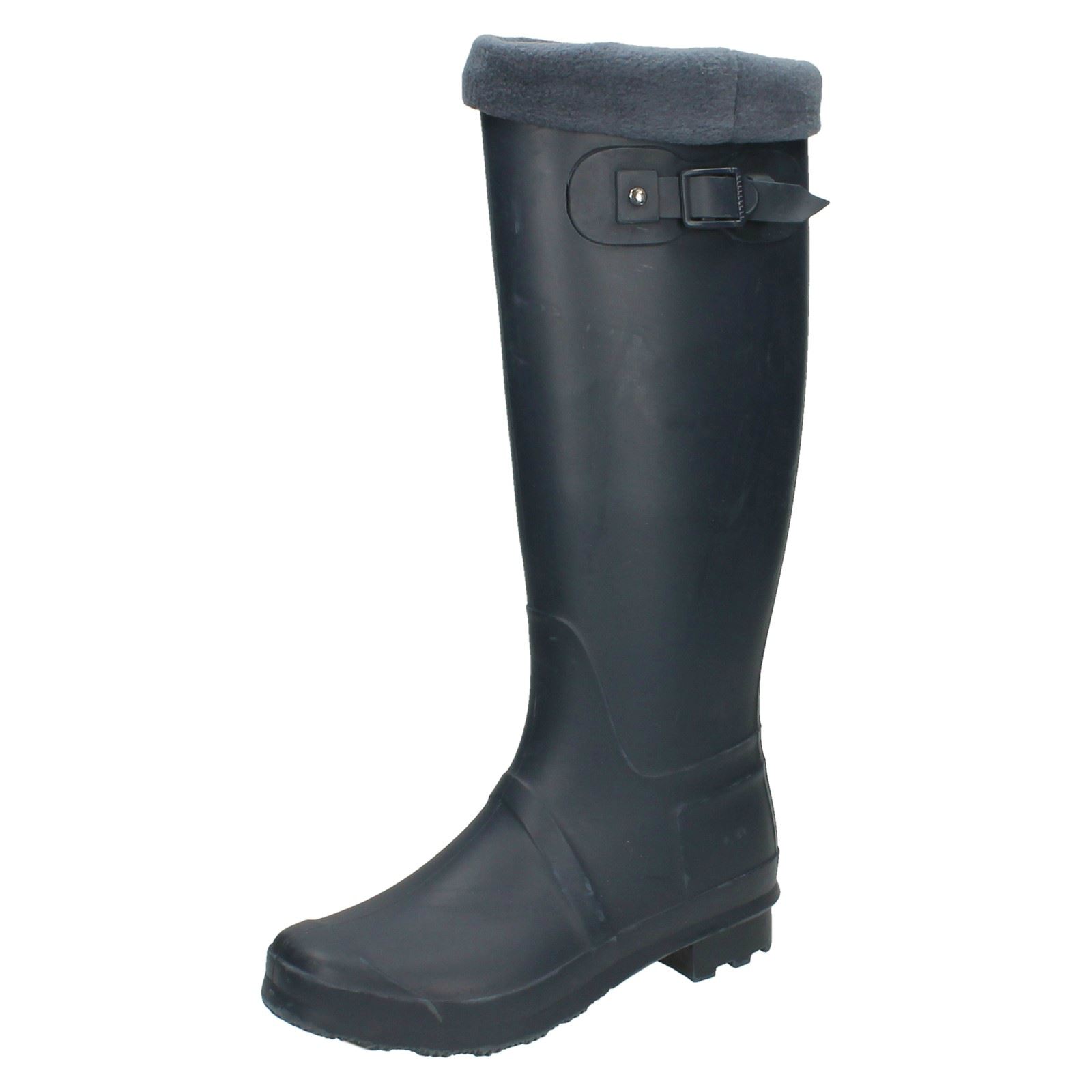 Botas Wellington para damas Spot On desmontables revestimiento de lana ""X1R170"" - Imagen 29 de 46