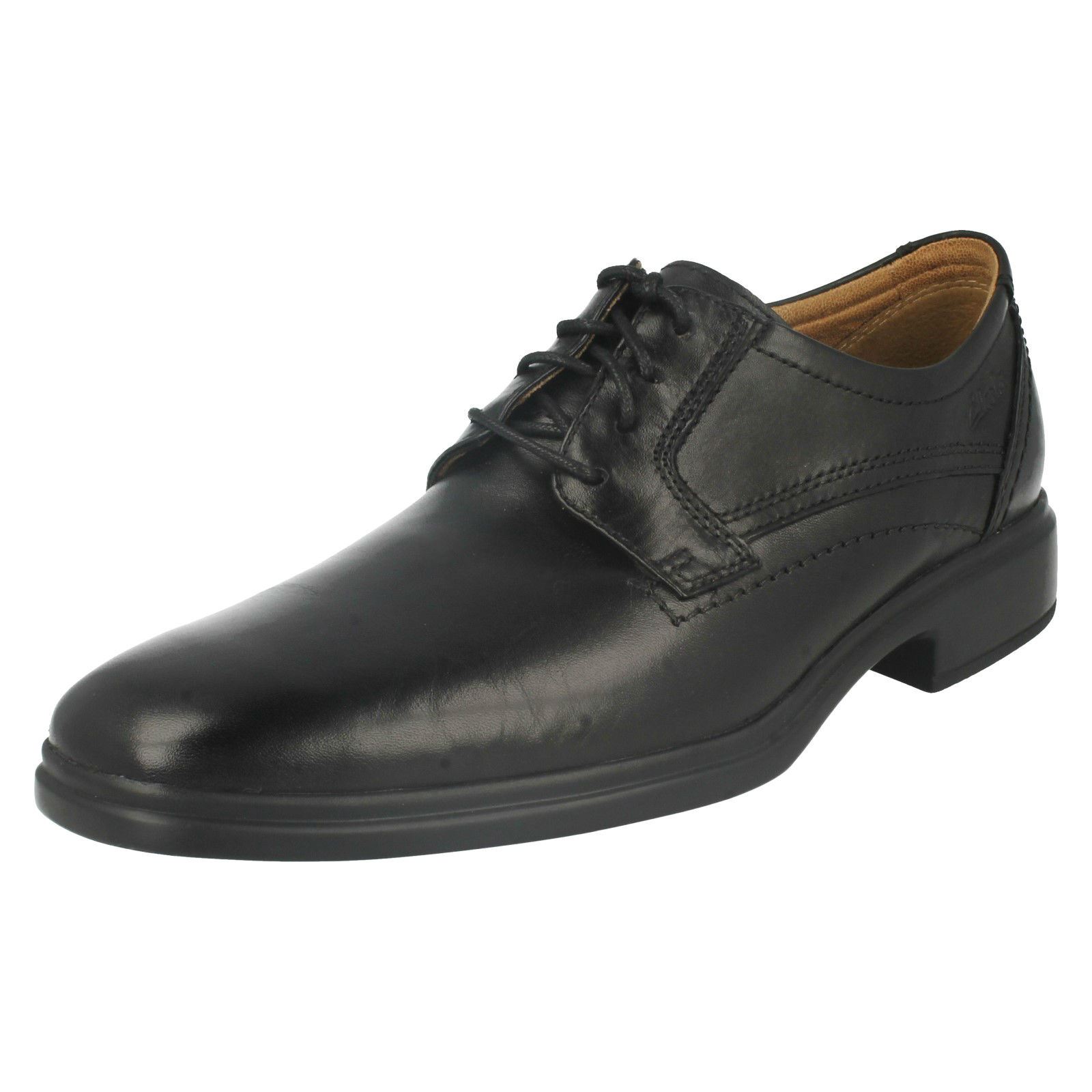 zapatos cordones Glevo Clarks formales hombre con negro para Walk SwqExz