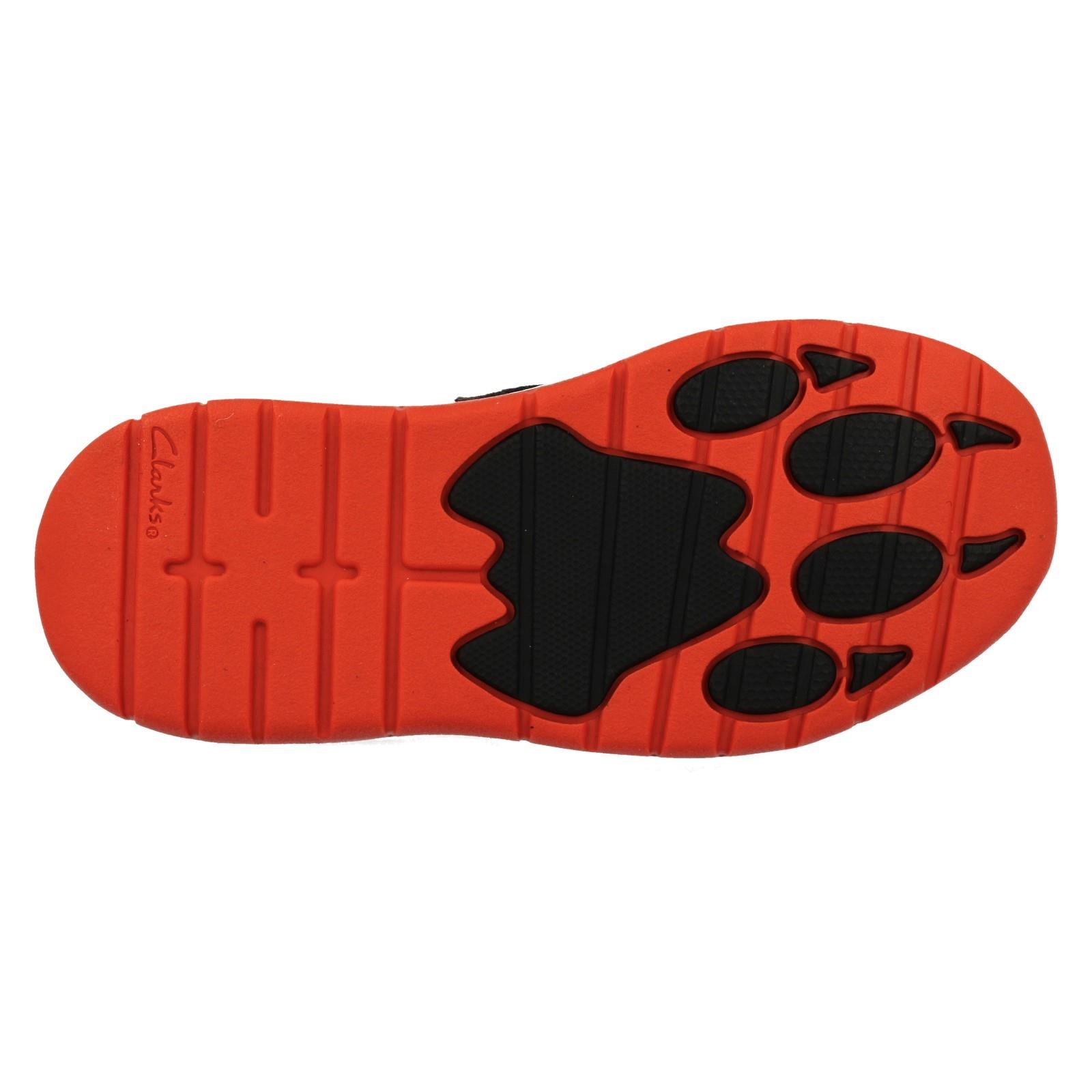 Childrens Clarks Stylish Big Cat Inspired Claw Detailed Trainers Clowder Run K - Picture 25 of 29