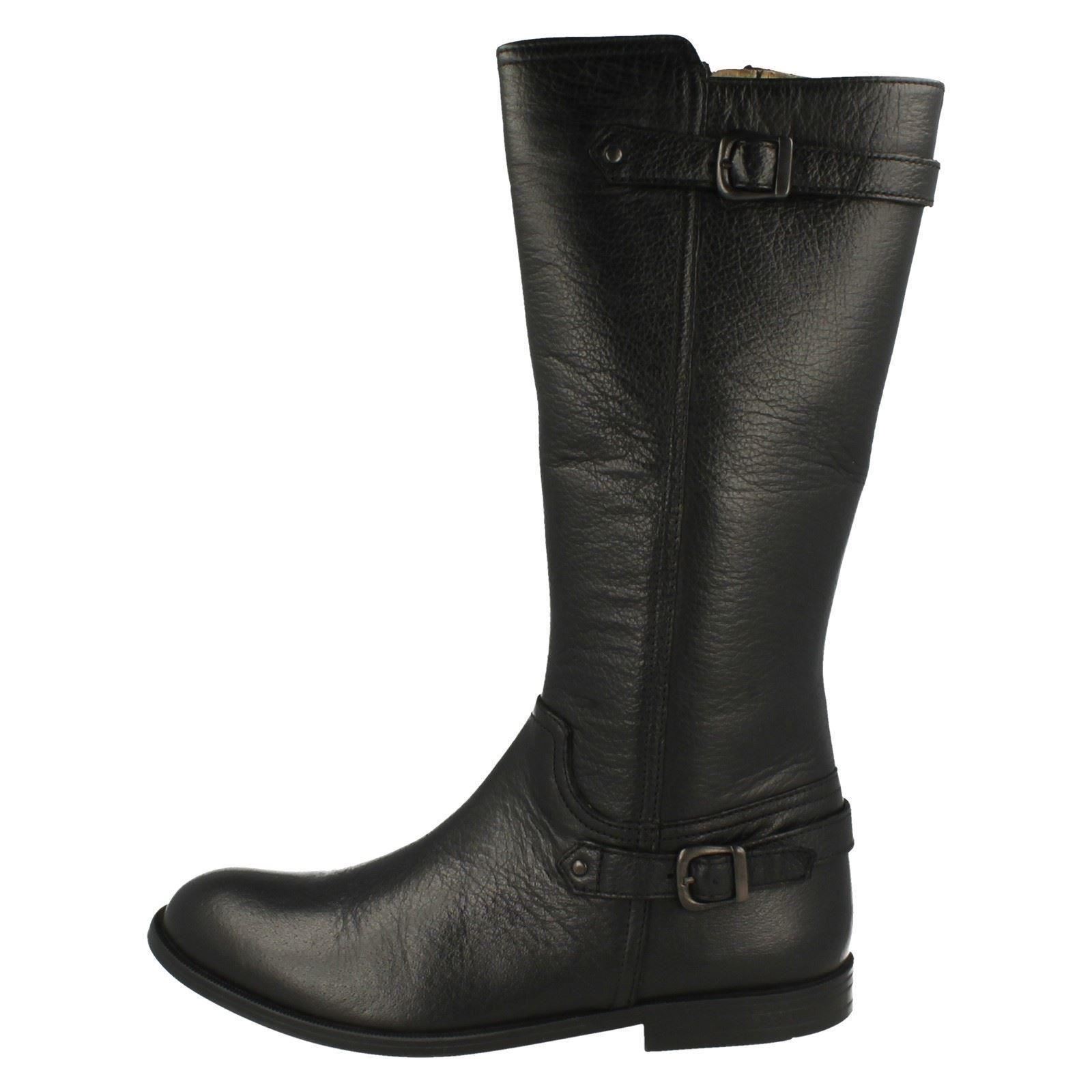 Girls Startrite Flat Knee High Boot with Buckle Details 'Cavaletti' - Picture 5 of 28