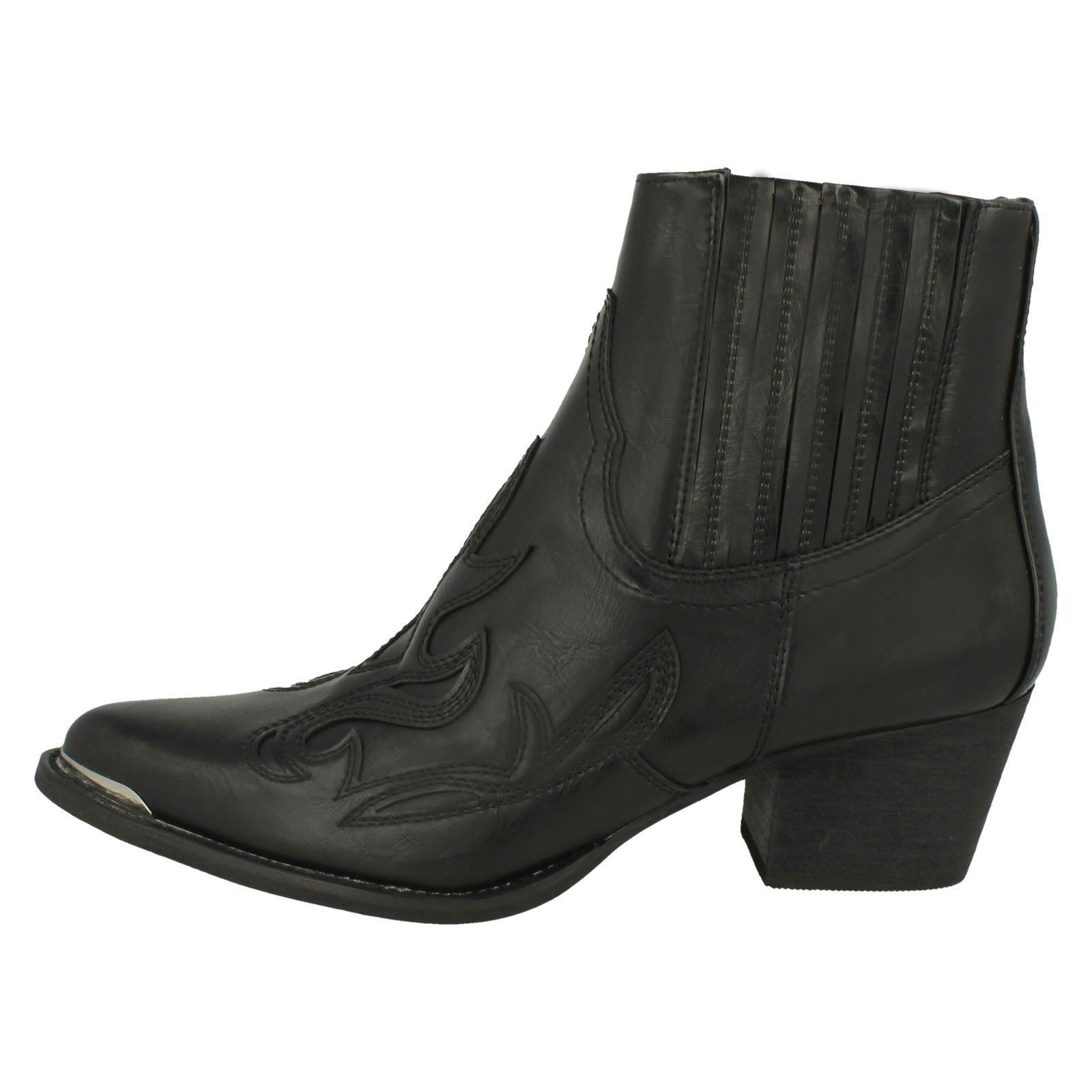 Botas al tobillo sin cordones para damas - Imagen 5 de 19