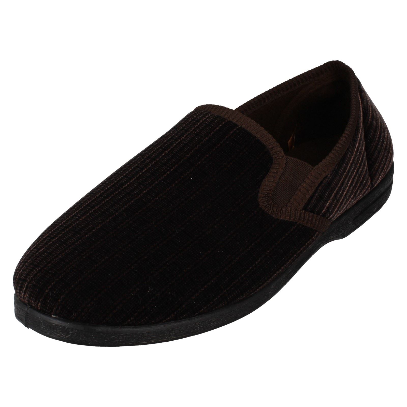 Mens Spot On Elasticated Side Gussets Slippers | eBay