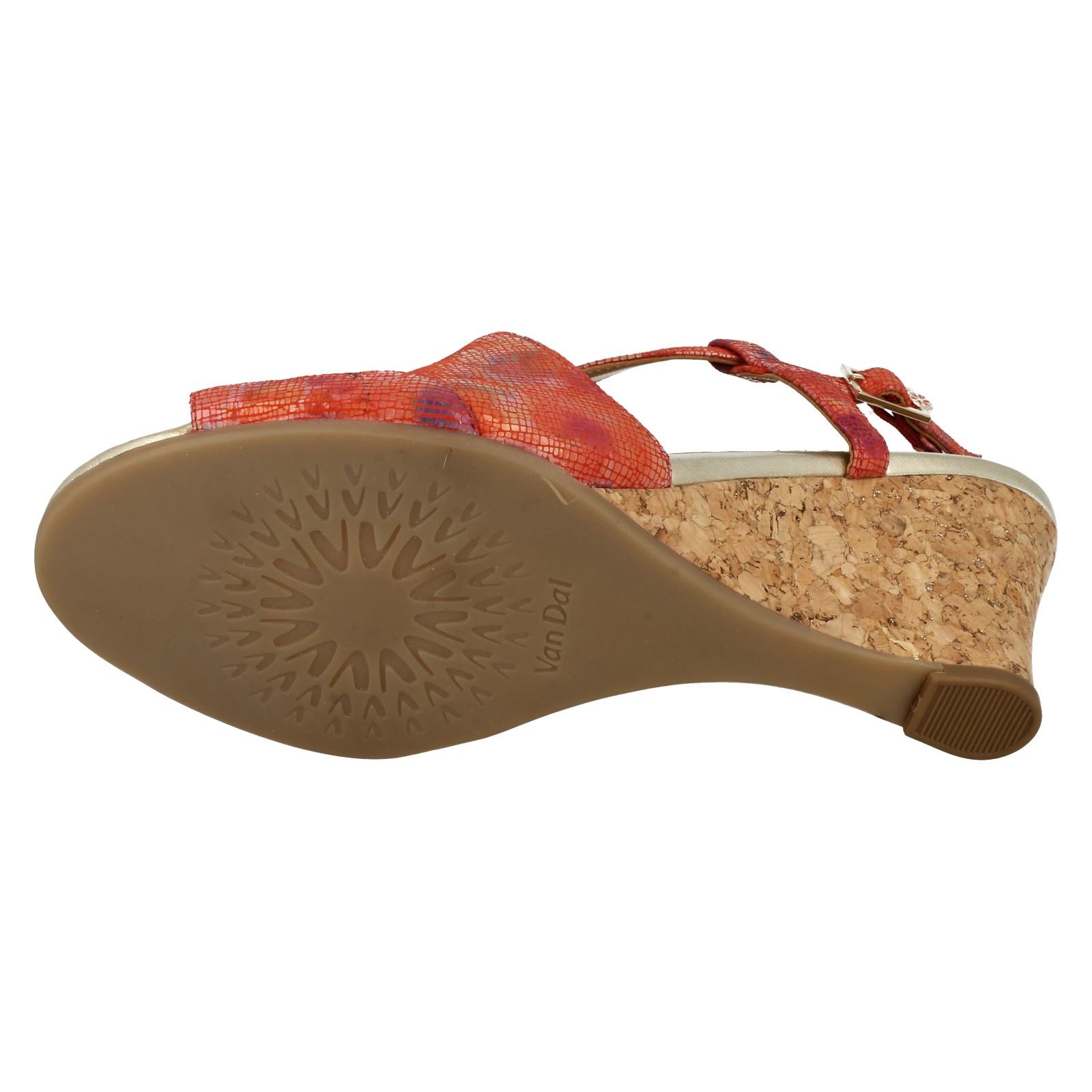Ladies Van Dal Cross Strap Wedged Wedged Wedged Sandal Allora 59d014 Ladies Van Dal Cross Strap Wedged Wedged Wedged Sandal Allora 59d014