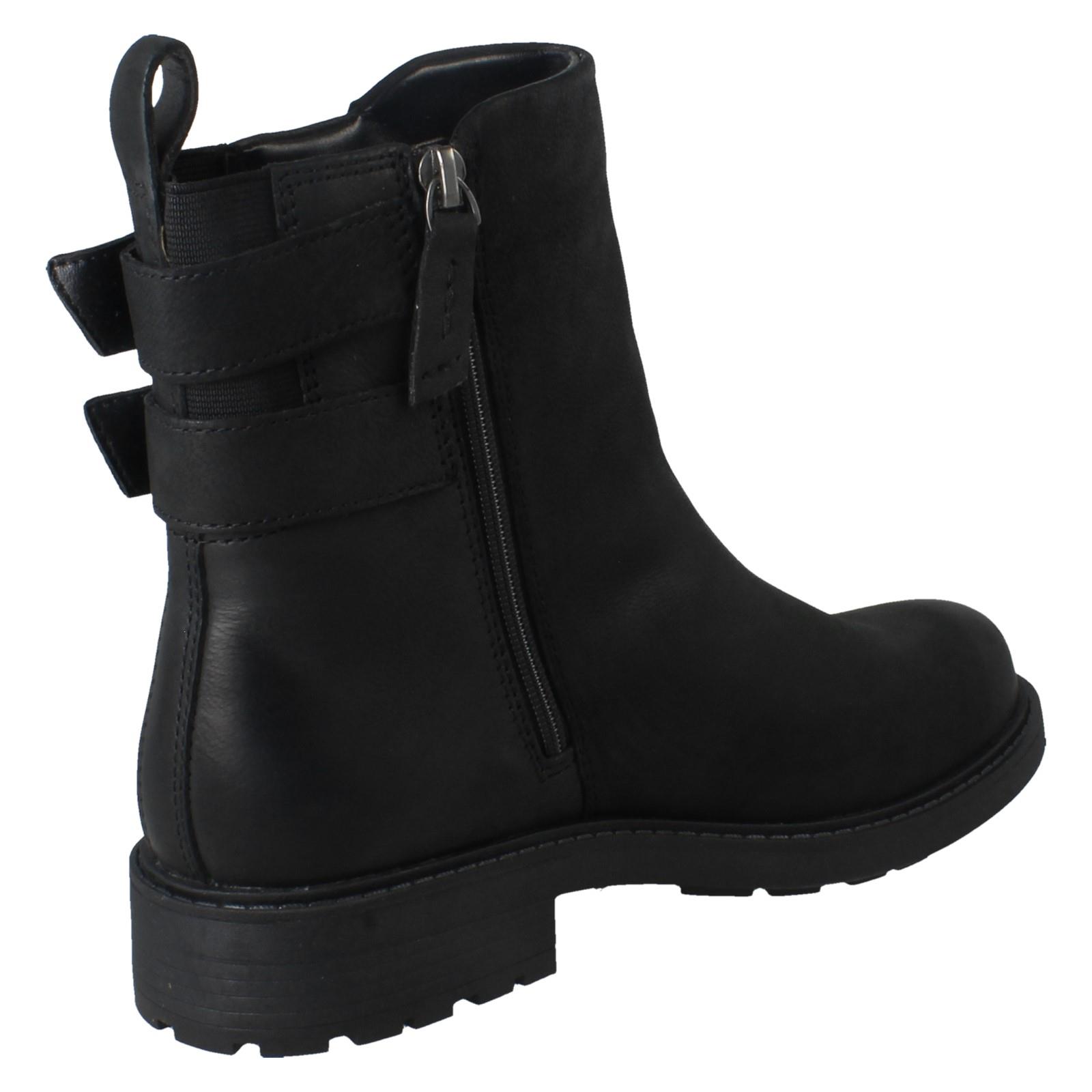 Mujer Clarks Hebilla Detallado con Cremallera Botines de Piel Orinoco2 Bay" - Imagen 6 de 19