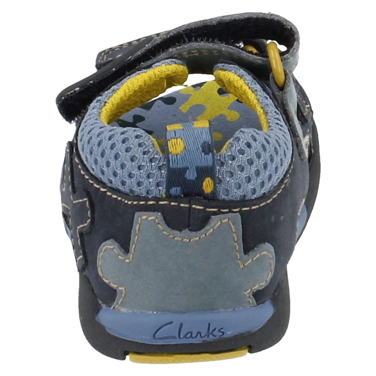 Clarks marino Puzzle azul azul sandalias Dune Niños aTx8ndd