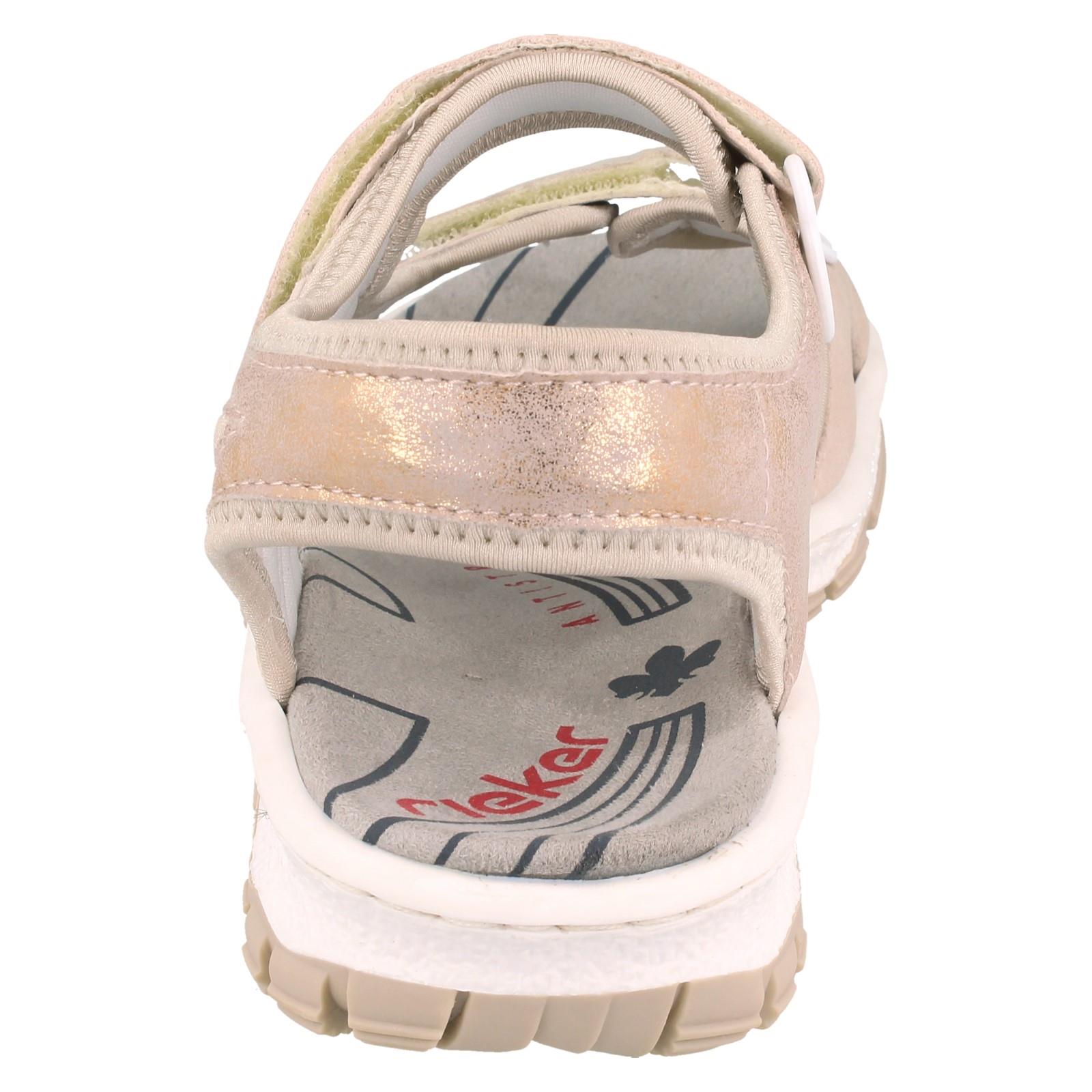 Sandalias de verano Rieker sintéticas antiestrés estilo deportivo para dama 68866 - Imagen 32 de 46