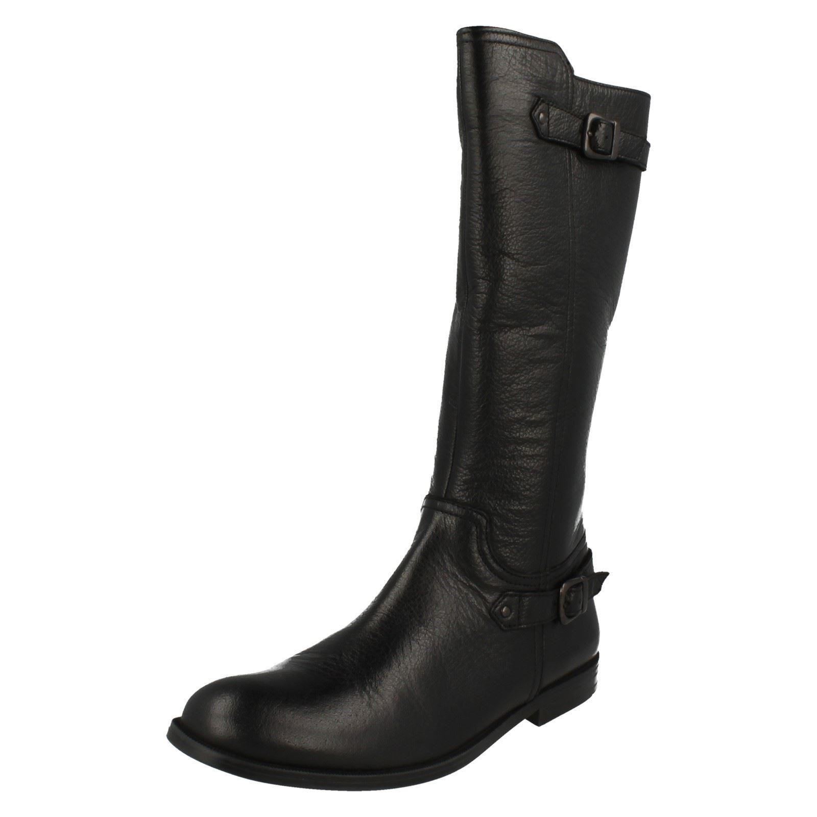 Girls Startrite Flat Knee High Boot with Buckle Details 'Cavaletti' - Picture 2 of 28