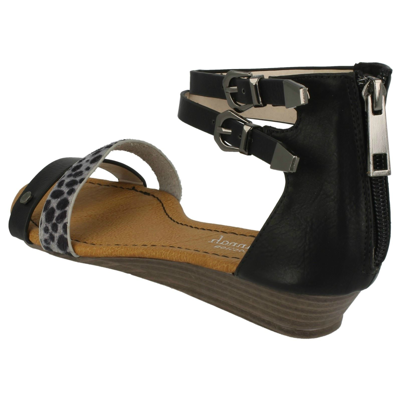 Ladies Savannah Low Wedge Sandal