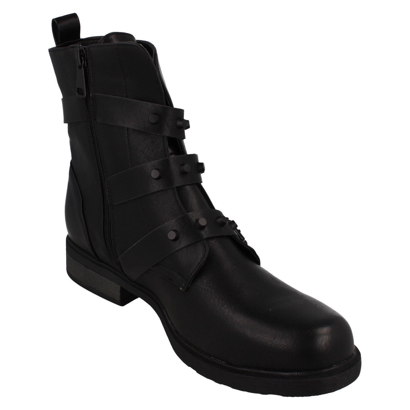 Ladies Spot On Ankle Boots - Picture 7 of 19