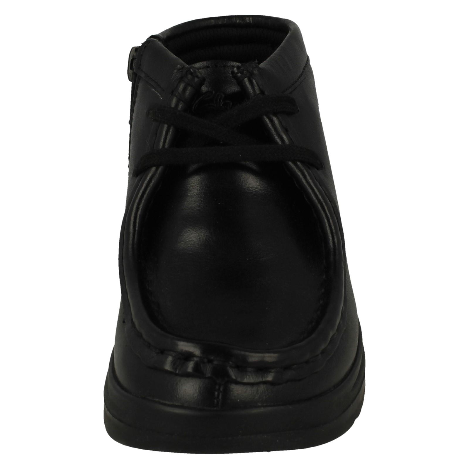 Boys Clarks Ankle Boots Ideal For School 'Goal Wally K' - Picture 3 of 10