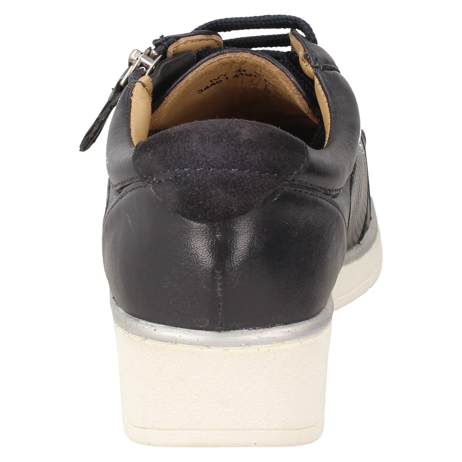 Zapatillas deportivas con cordones y cremallera lateral para dama Ivy - Imagen 17 de 19