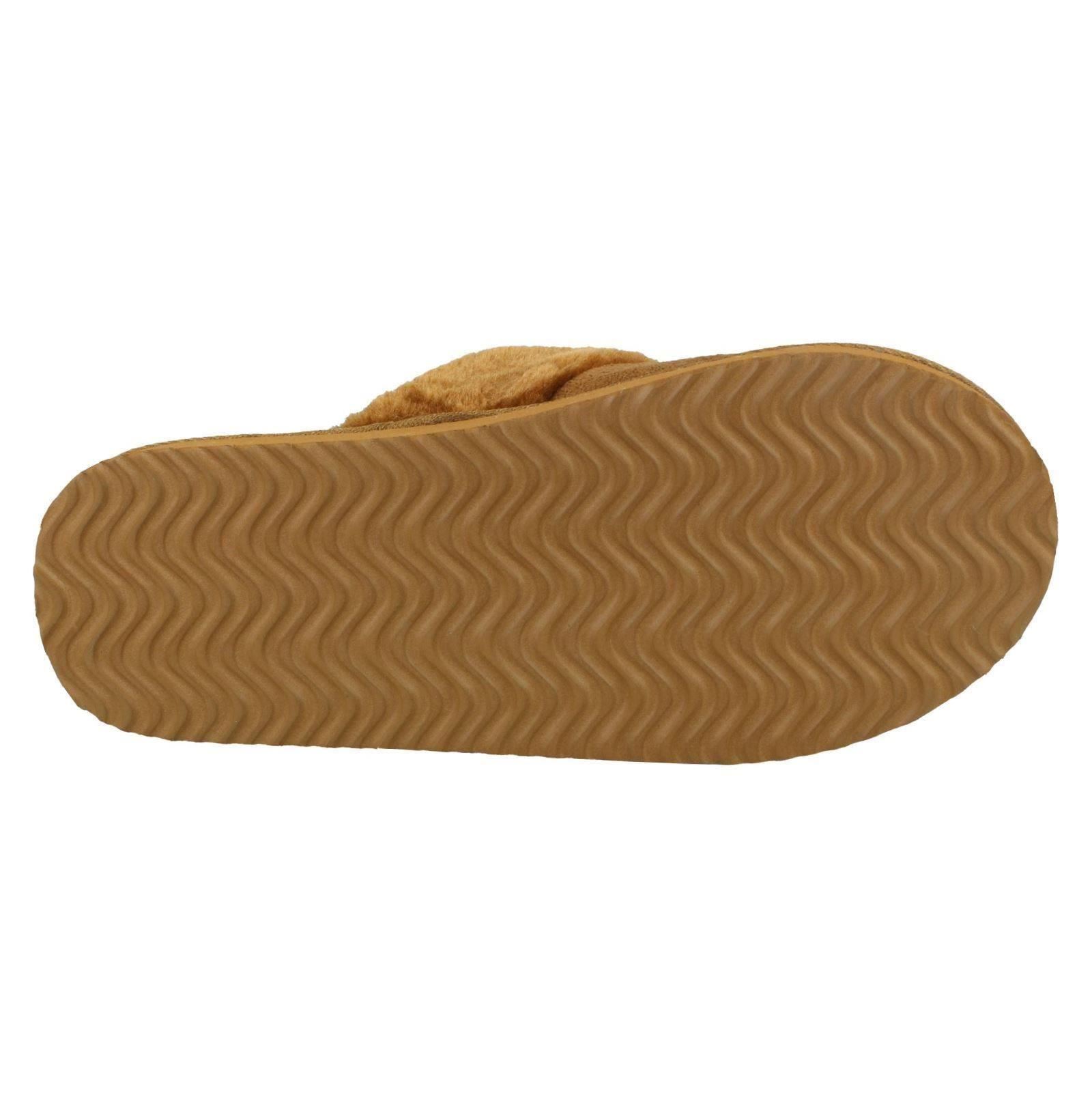 Ladies Spot On Mule Slippers - Picture 7 of 19