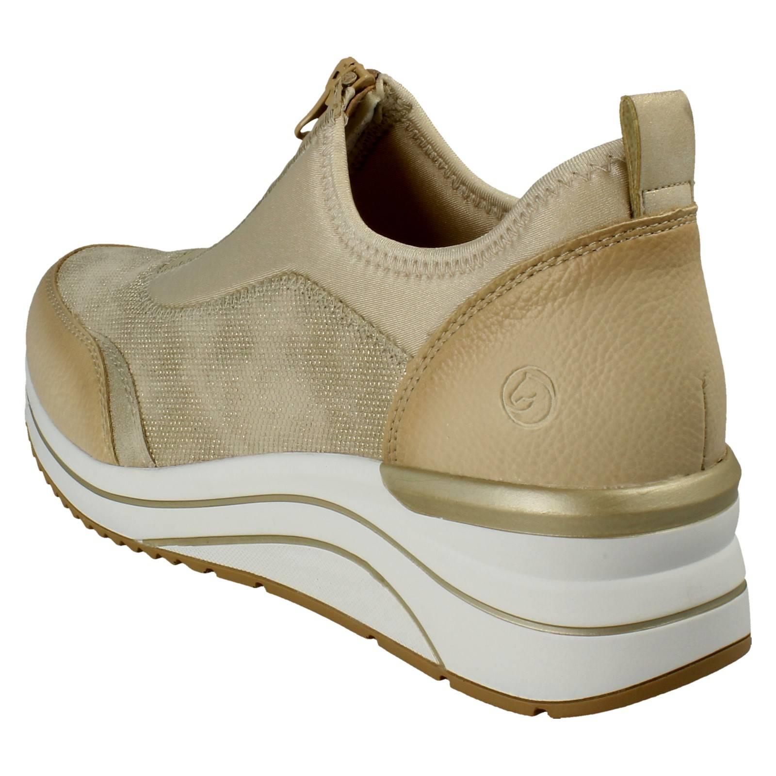 Ladies Remonte Casual Wedge Shoes 'D0T08' - Picture 13 of 28
