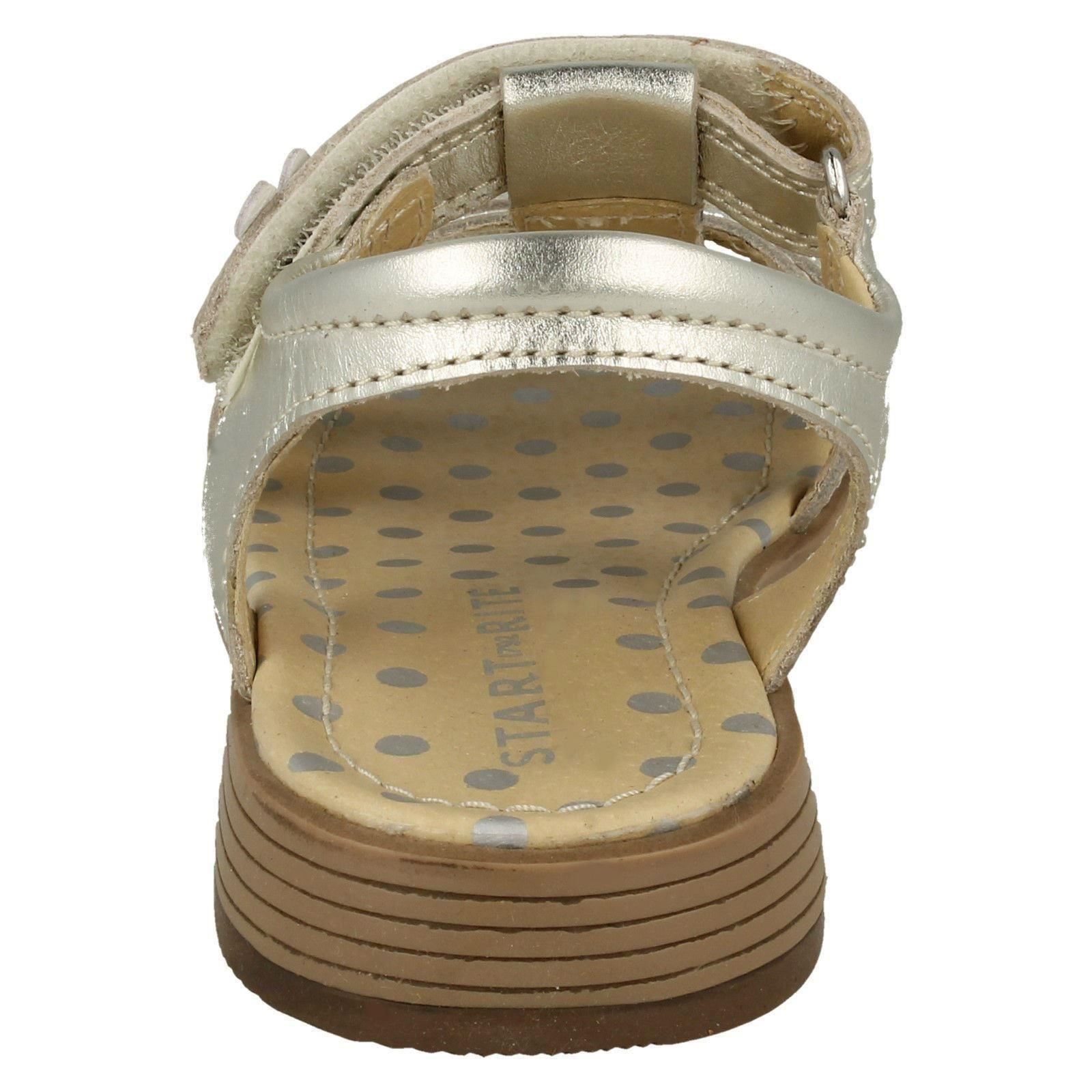Girls Startrite Stylish Flower Detailed Sandals Picnic - Picture 13 of 19