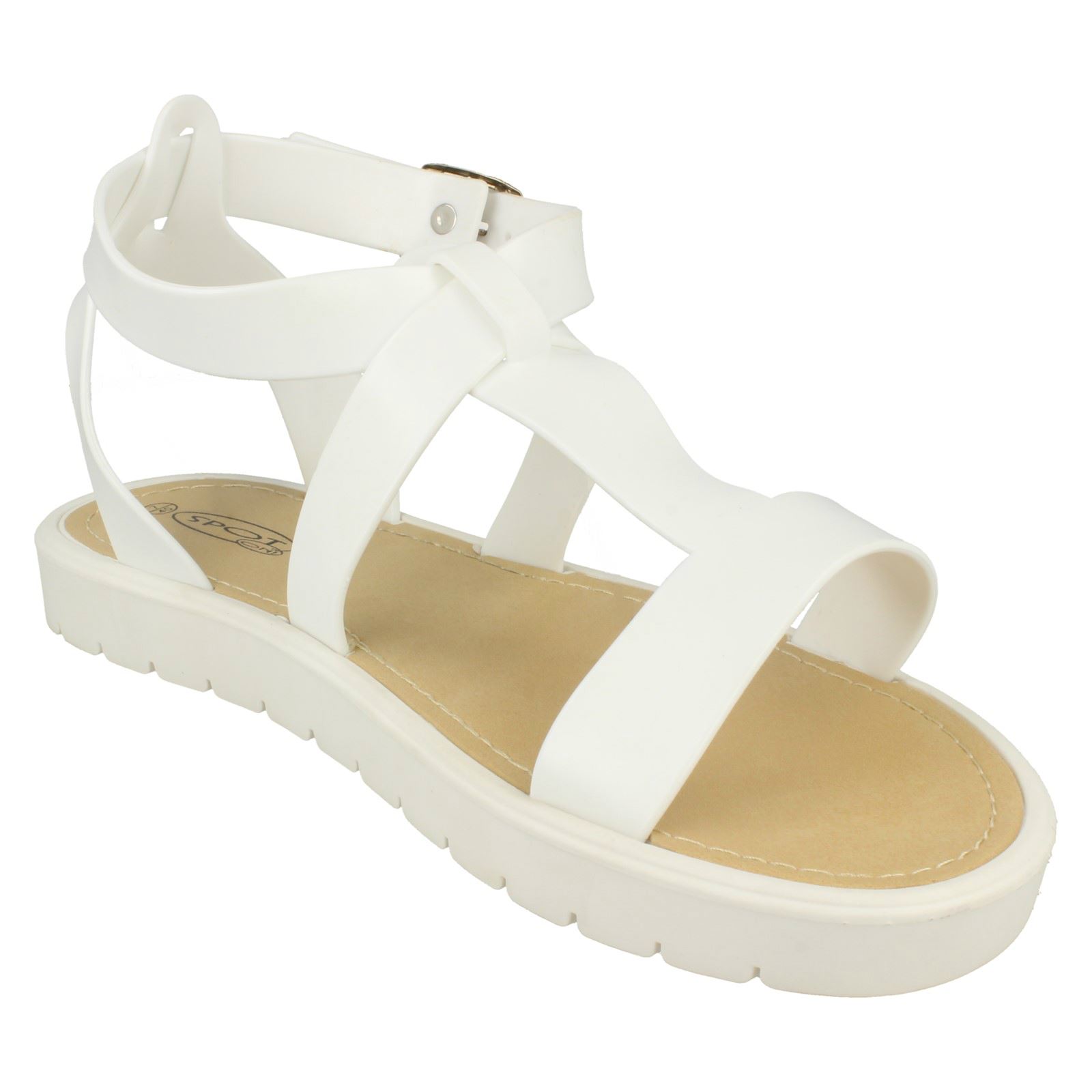 Femmes Spot On Gladiateur Style /"Sandales/'s